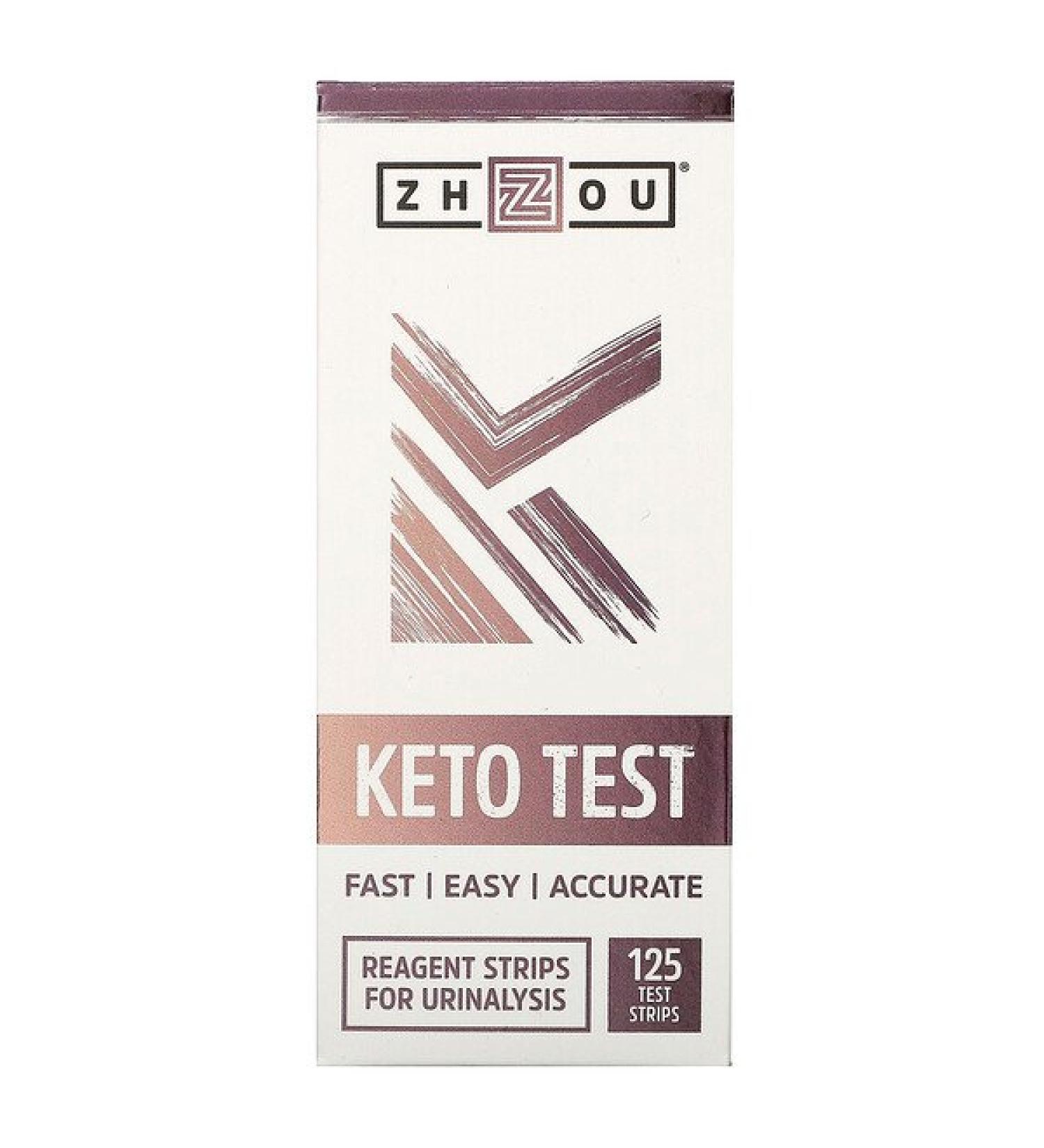 Zhou Nutrition Keto Test 125 Test Strips