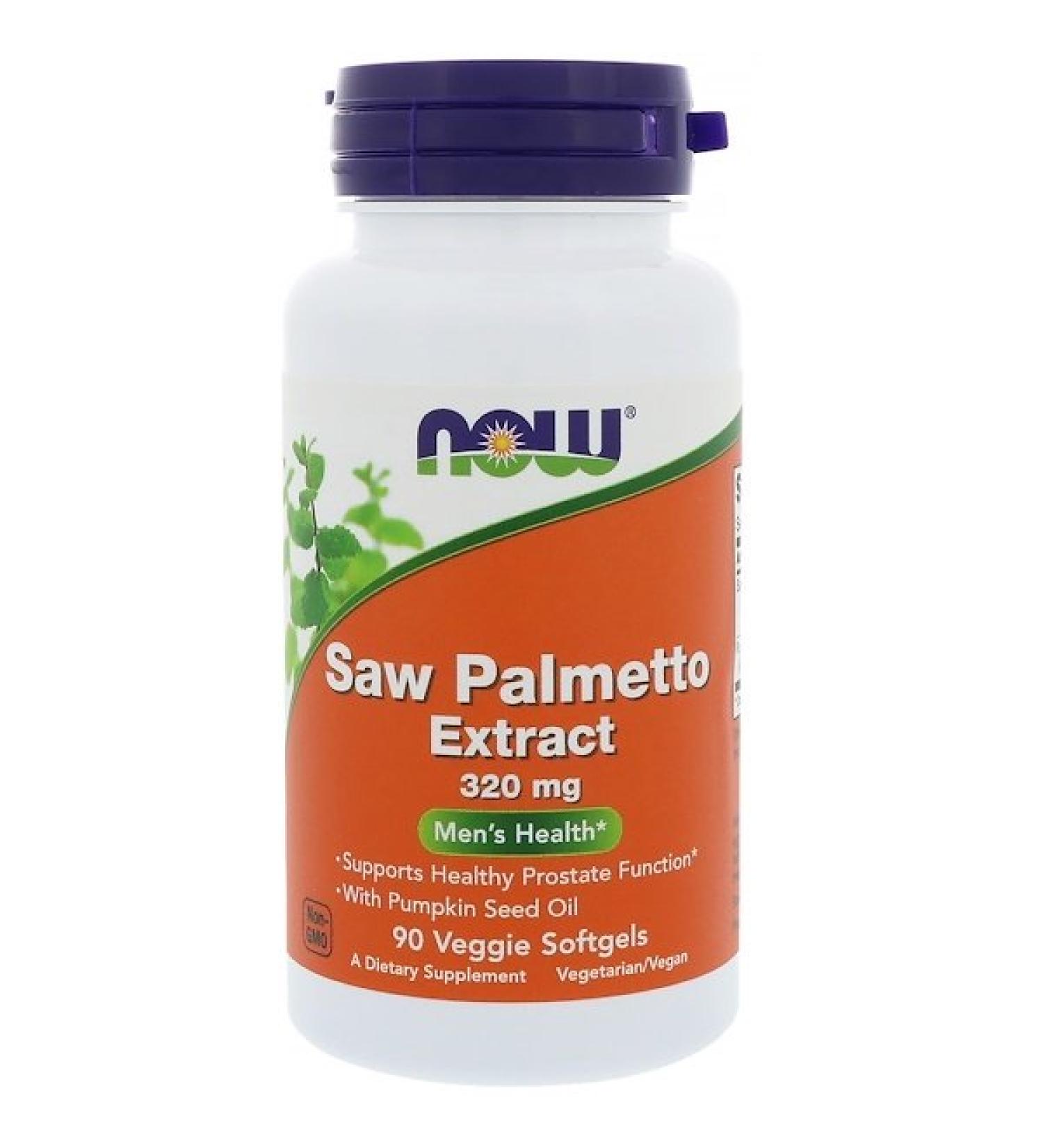 Now Foods Saw Palmetto Extract 320 mg 90 Veggie Softgels