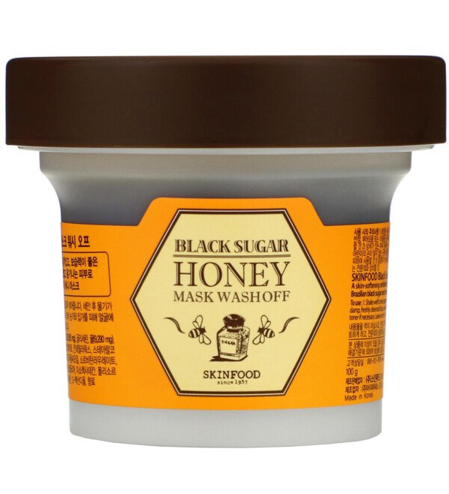 Skinfood Black Sugar Honey Mask Wash Off 3.5 oz (100 g)