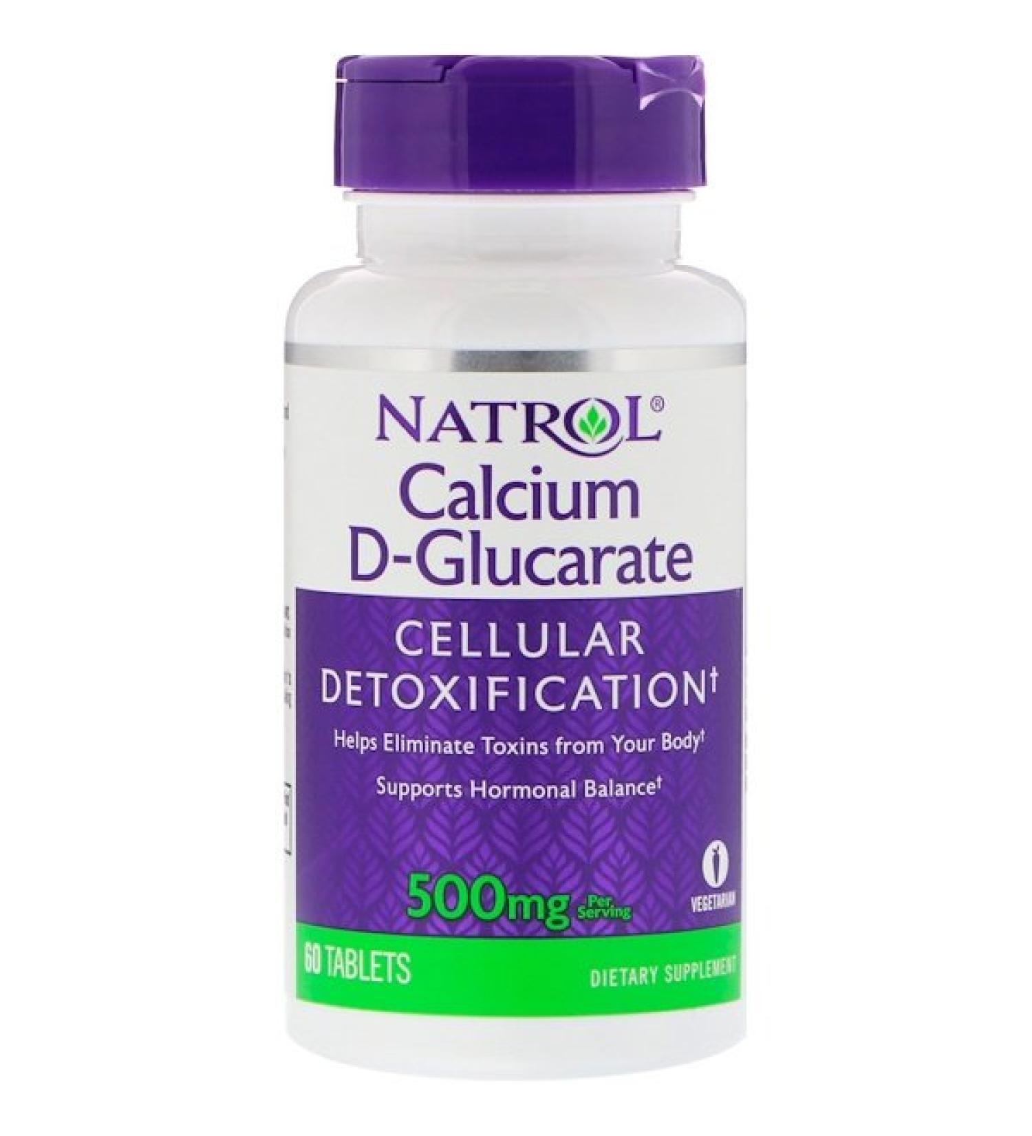 Natrol Calcium D-Glucarate 500 mg 60 Tablets