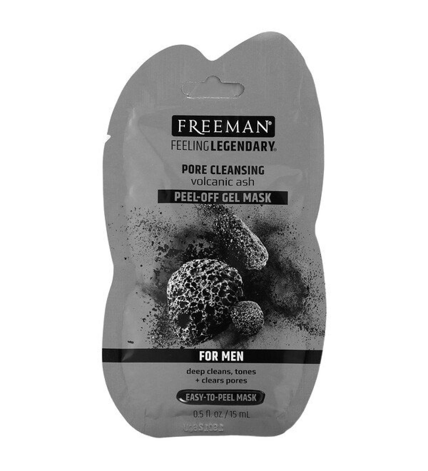 Freeman Beauty Feeling Legendary Pore Cleansing Peel-Off Gel Beauty Mask For Men 0.5 fl oz (15 ml)