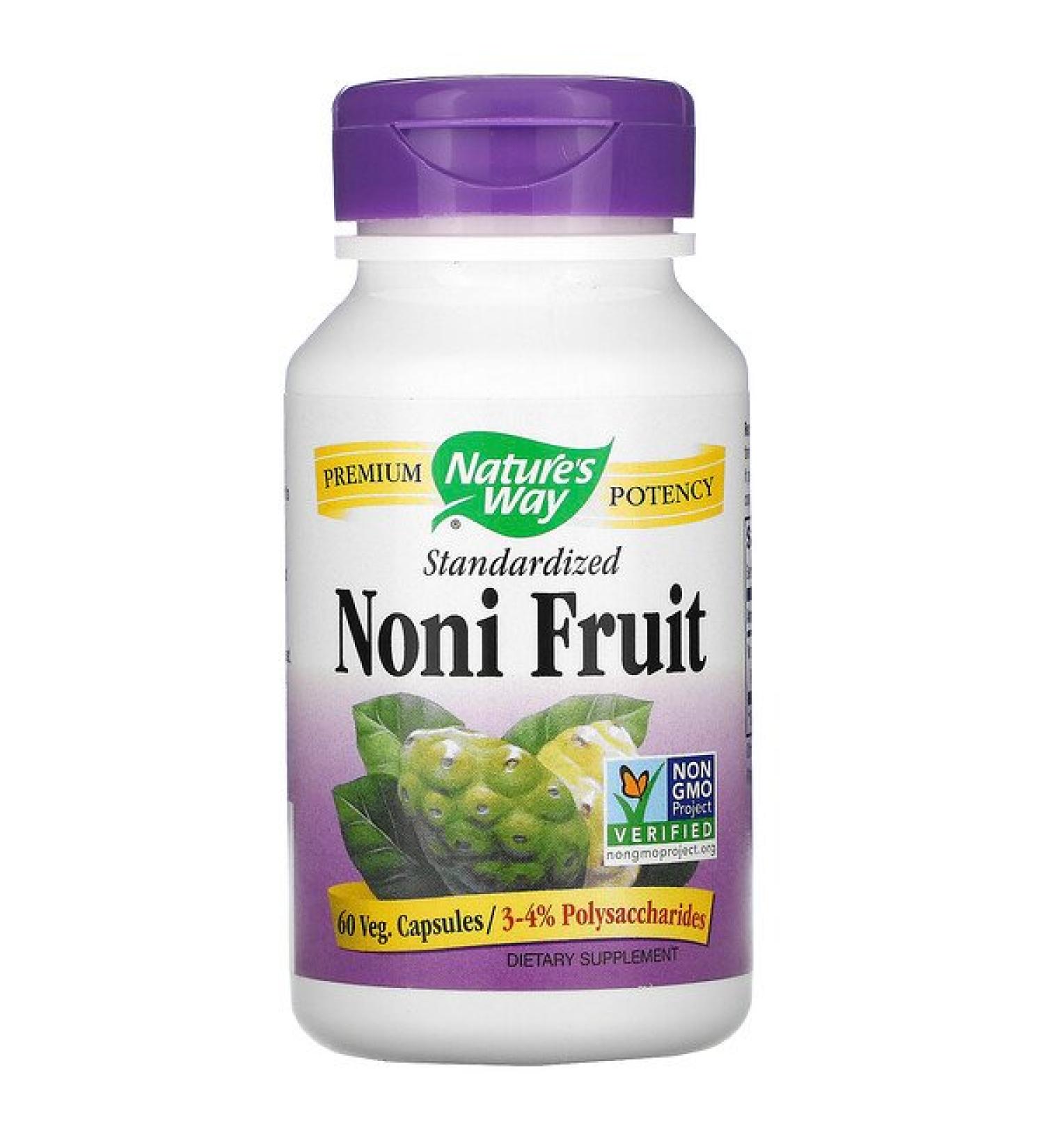 Nature's Way Noni Fruit Standardized 60 Veg Capsules