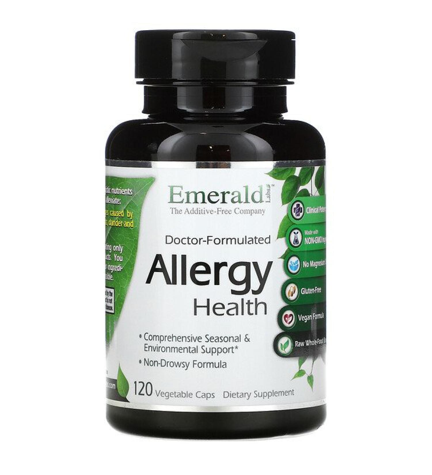 Emerald Laboratories Doctor-Formulated Allergy Health 120 Vegetable Caps