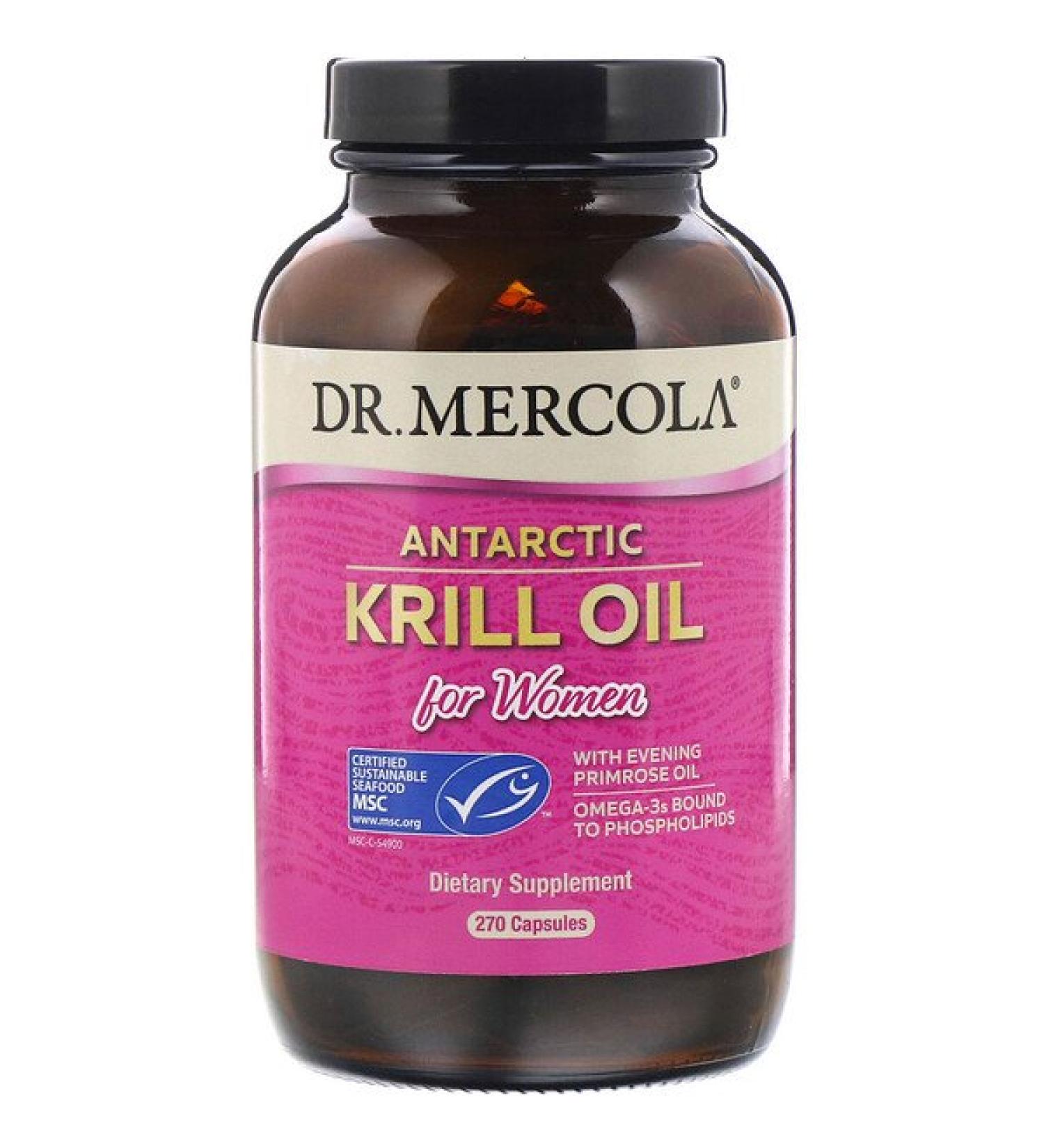Dr. Mercola Antarctic Krill Oil for Women 270 Capsules