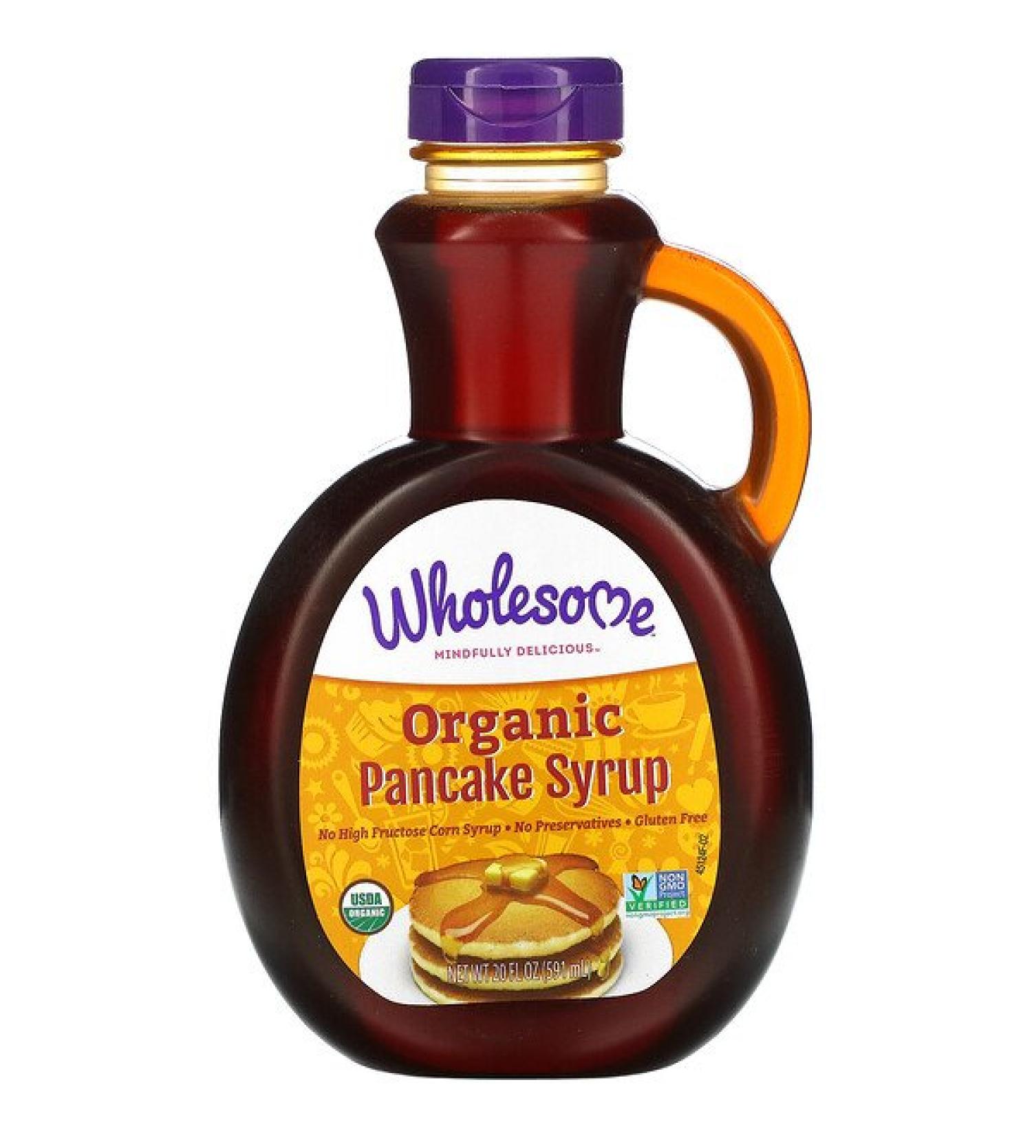 Wholesome Organic Pancake Syrup 20 fl oz (591 ml)