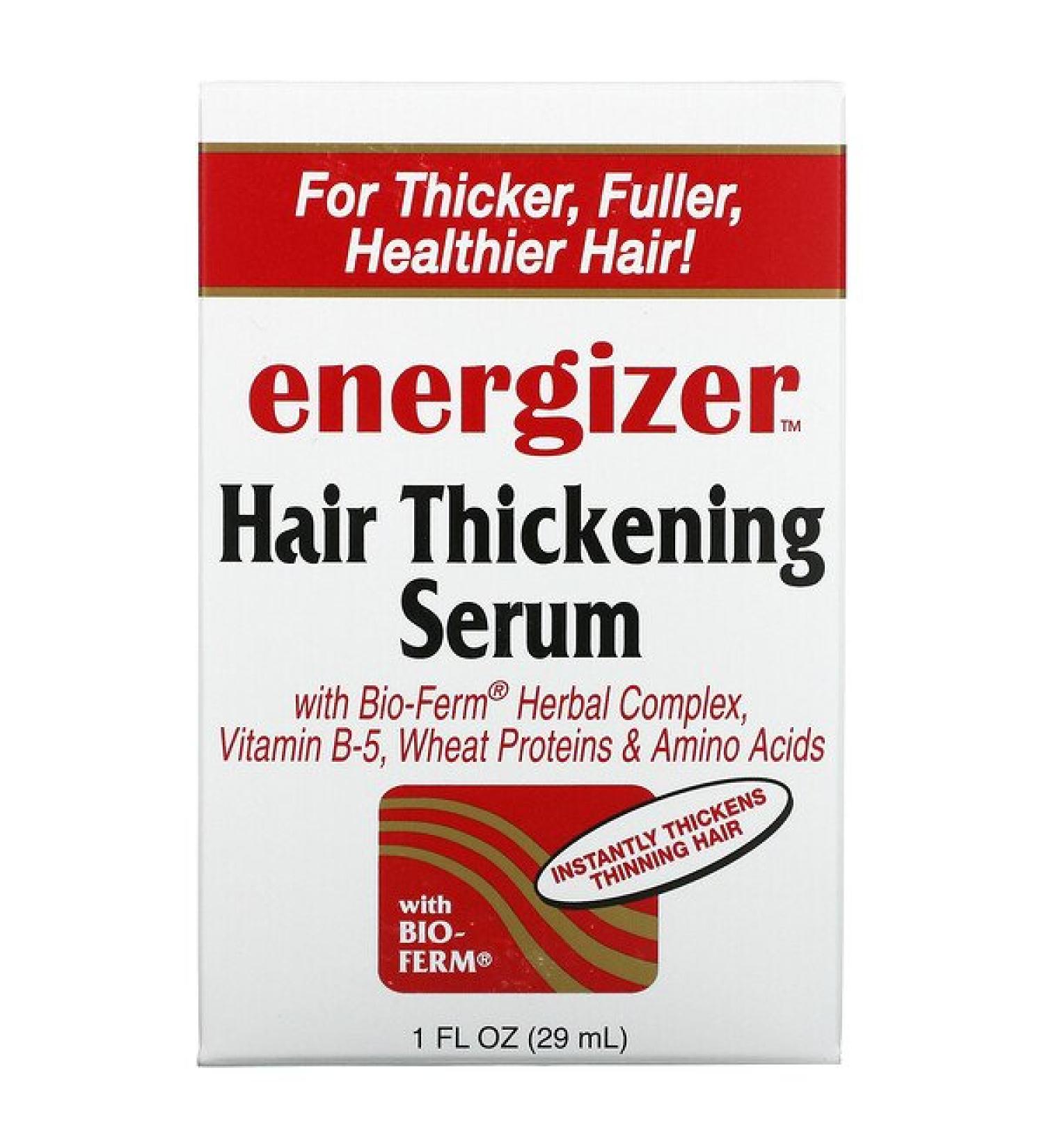 Hobe Labs Energizer Hair Thickening Serum 1 fl oz - Volumizing & Strengthening Formula - Buy Online on GoSupps.com