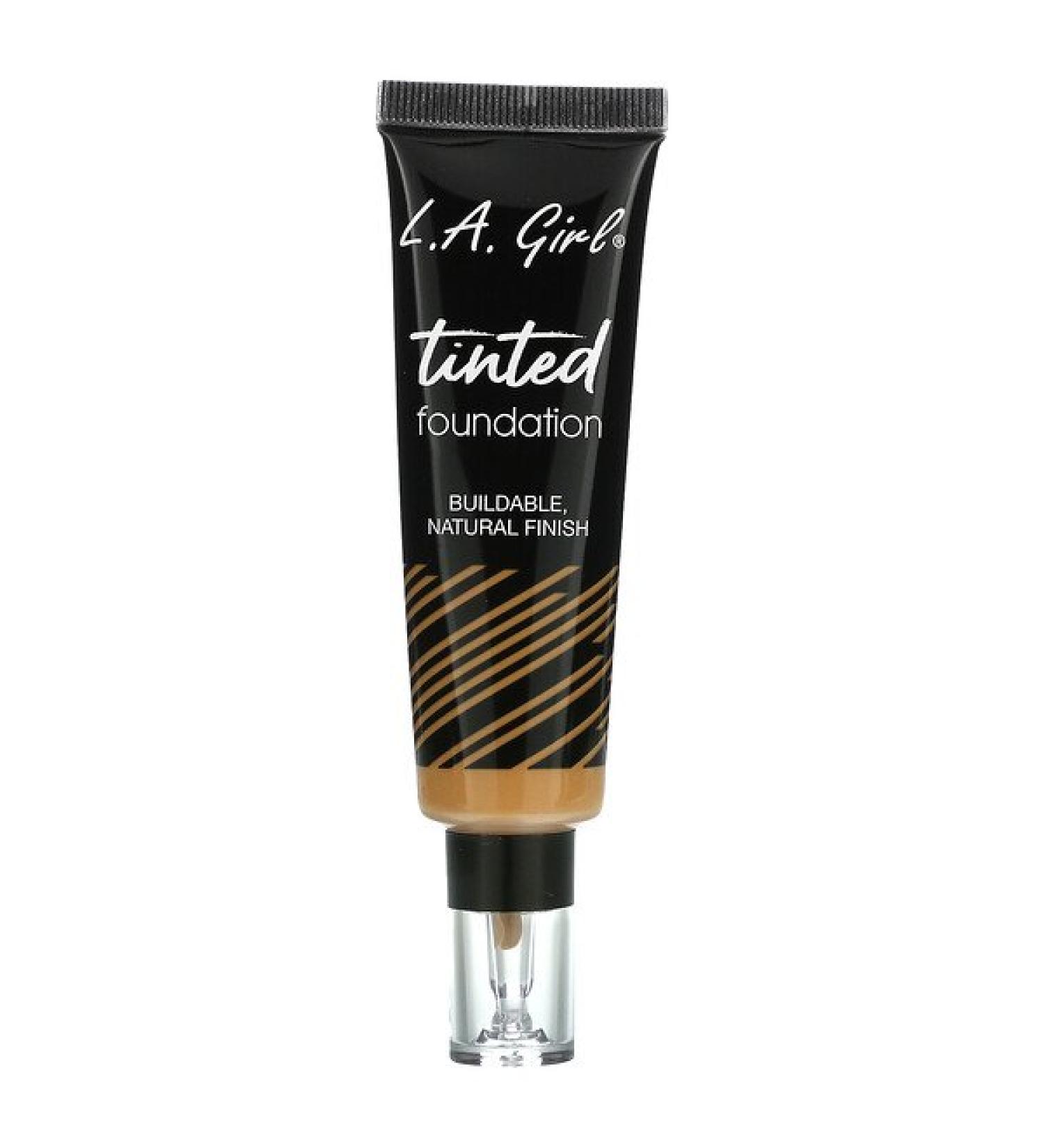 L.A. Girl Tinted Foundation Caramel | Lightweight Coverage, 1 fl oz (30 ml) - Buy Online on GoSupps.com