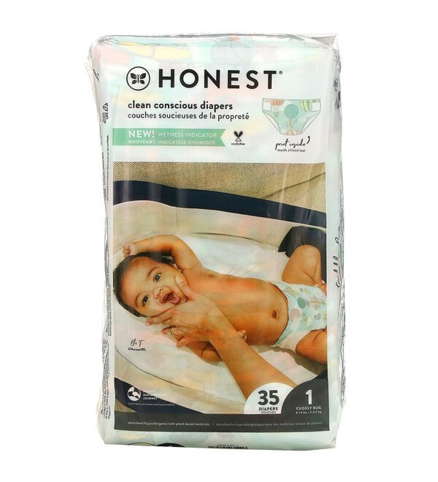 The Honest Company Honest Diapers Size 1 8-14 Pounds Above It All 35 Diapers