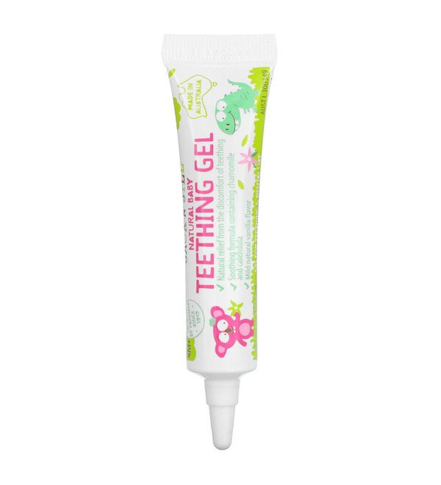 Jack n Jill Natural Baby Teething Gel - Vanilla 0.5 oz (4+ Months) | Soothing Relief - Buy Online on GoSupps.com