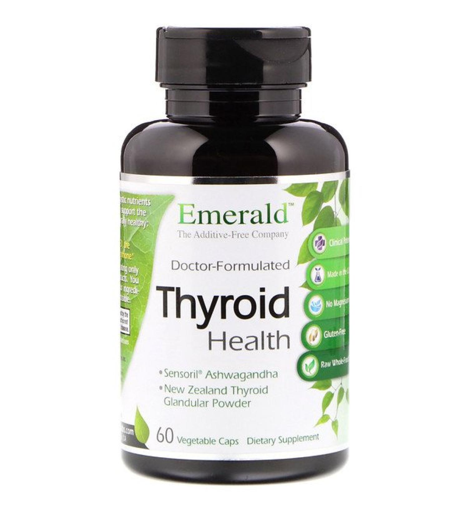 Emerald Laboratories Thyroid Health 60 Vegetable Caps