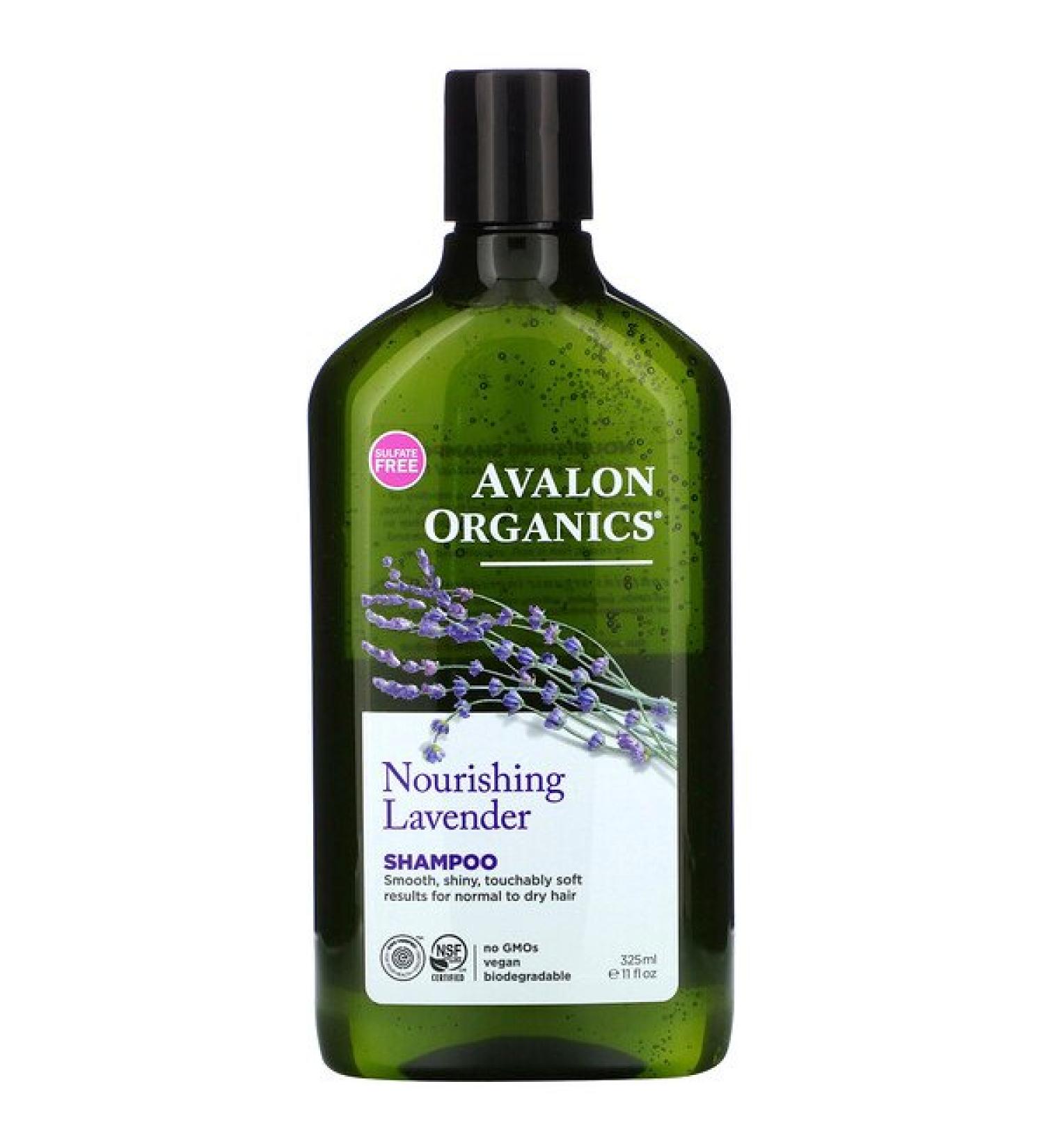 Avalon Organics Shampoo Nourishing Lavender 11 fl oz (325 ml)