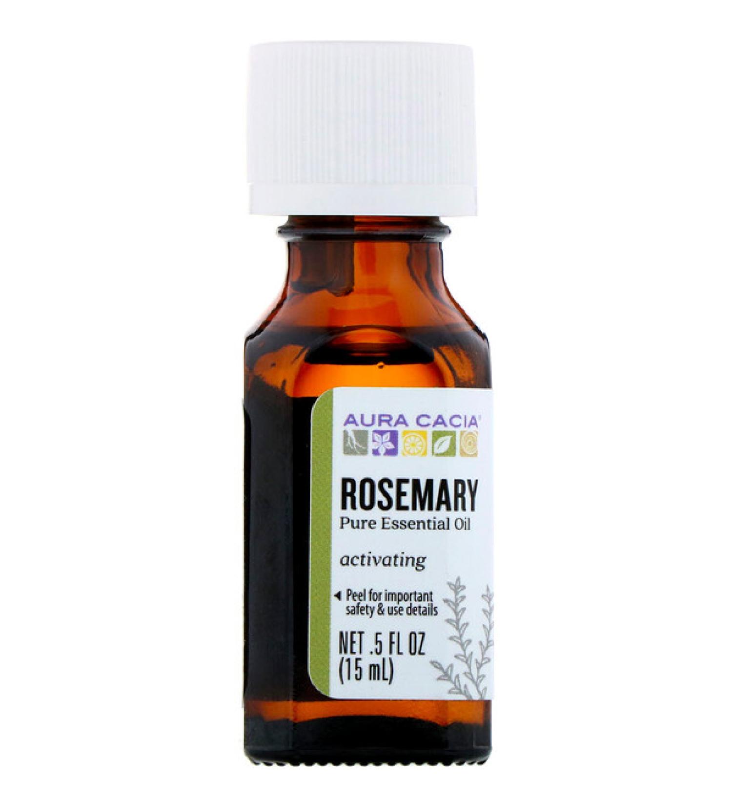 Aura Cacia Pure Essential Oil Rosemary .5 fl oz (15 ml)