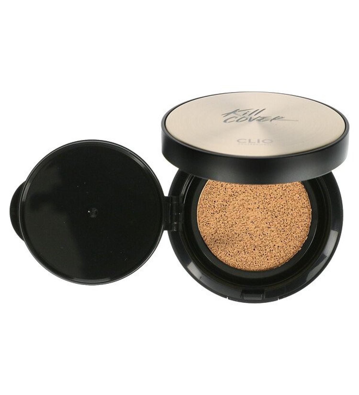Clio Kill Cover Ampoule Cushion Set SPF 50+ | 03 Linen | 2 x 0.52 oz Cushions - Buy Online on GoSupps.com