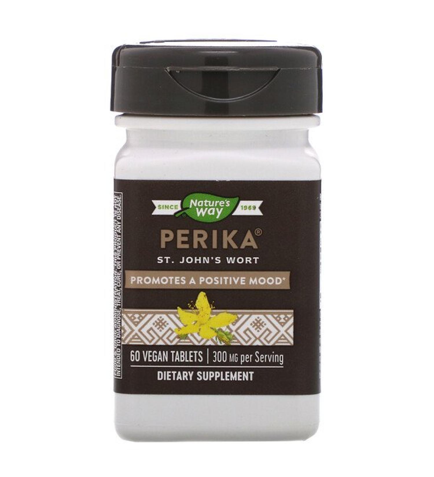Nature's Way Perika St. John's Wort 300 mg 60 Vegan Tablets