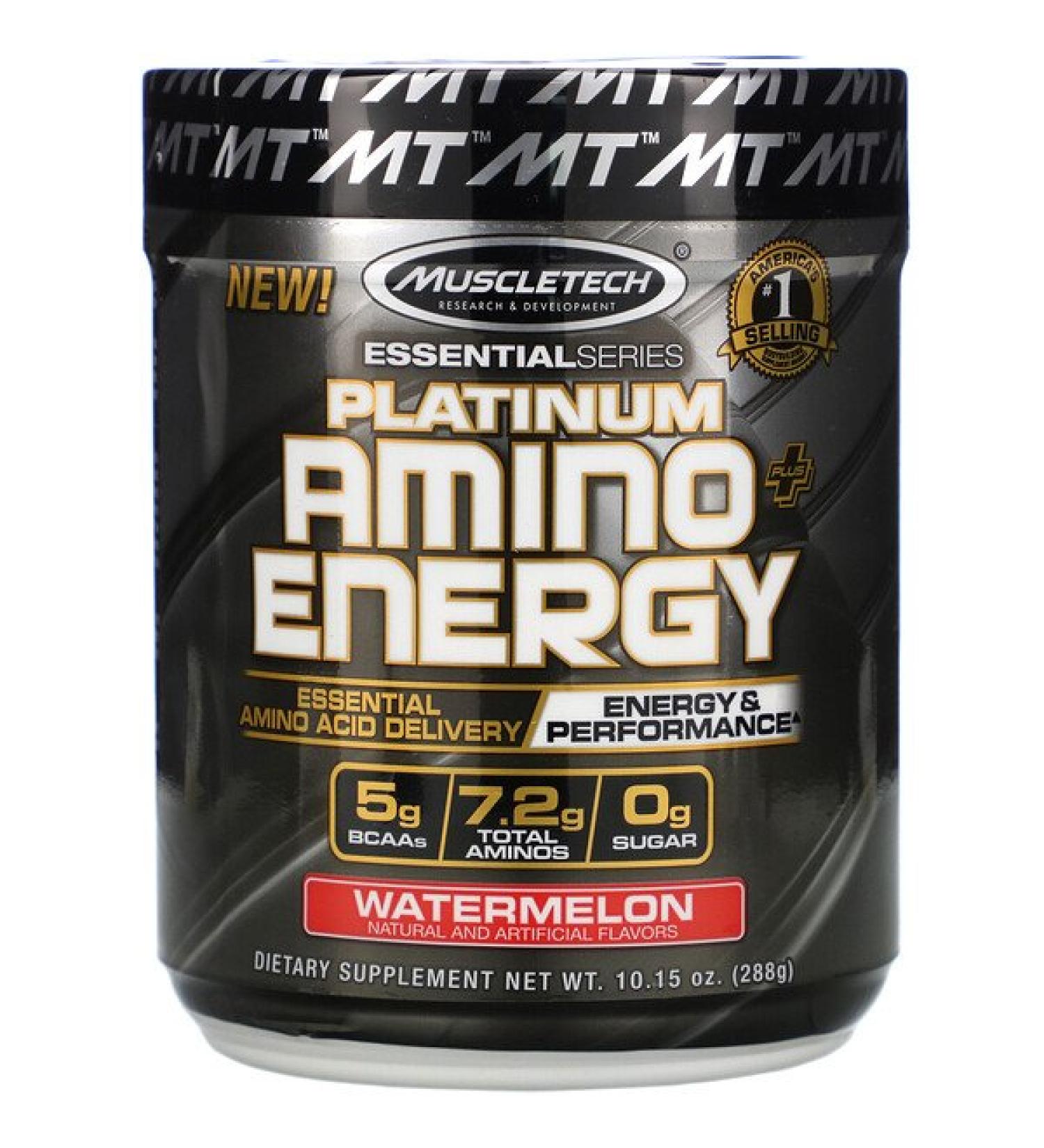 Muscletech Platinum Amino Plus Energy Watermelon 10.15 oz (288 g)
