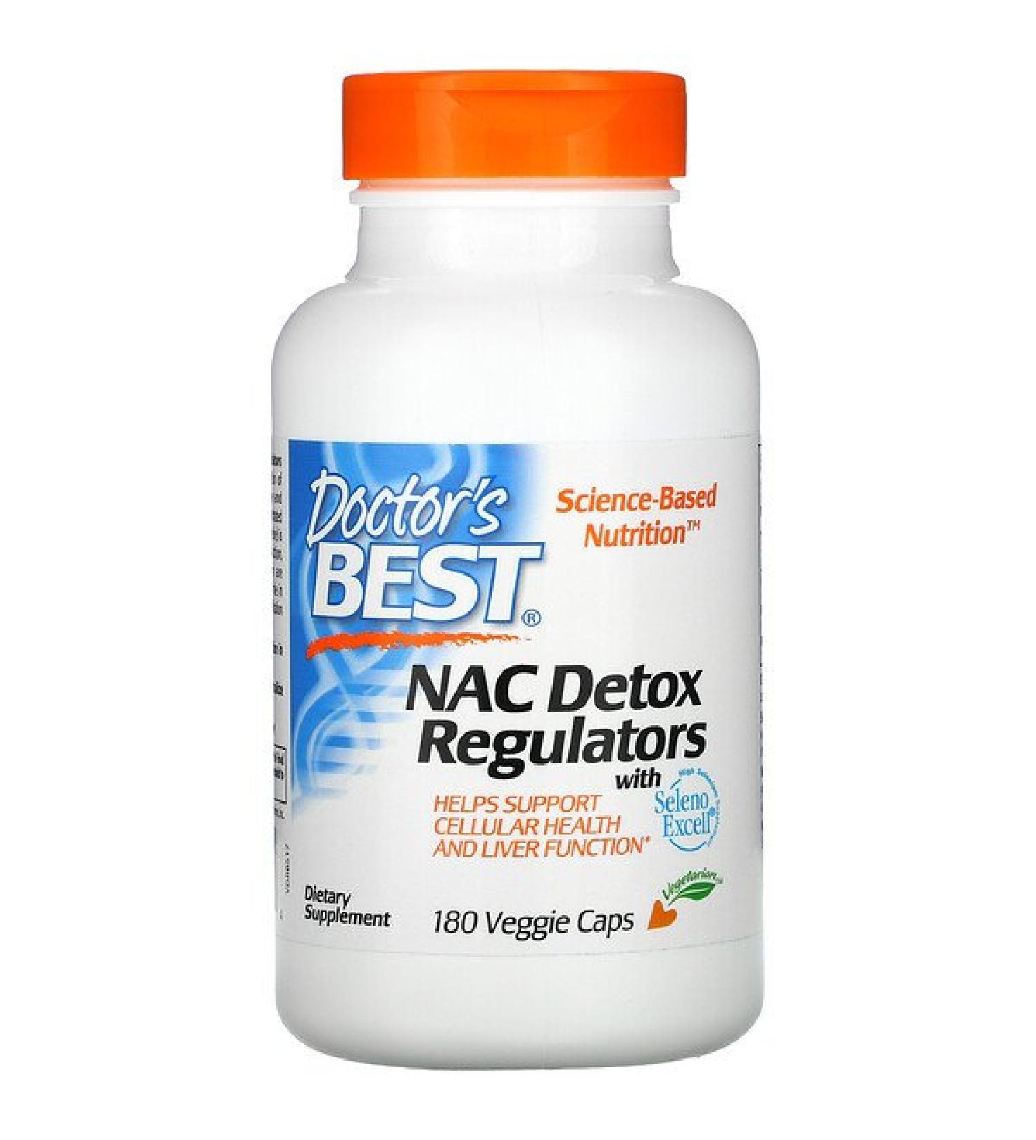 Doctor's Best NAC Detox Regulators 180 Veggie Caps