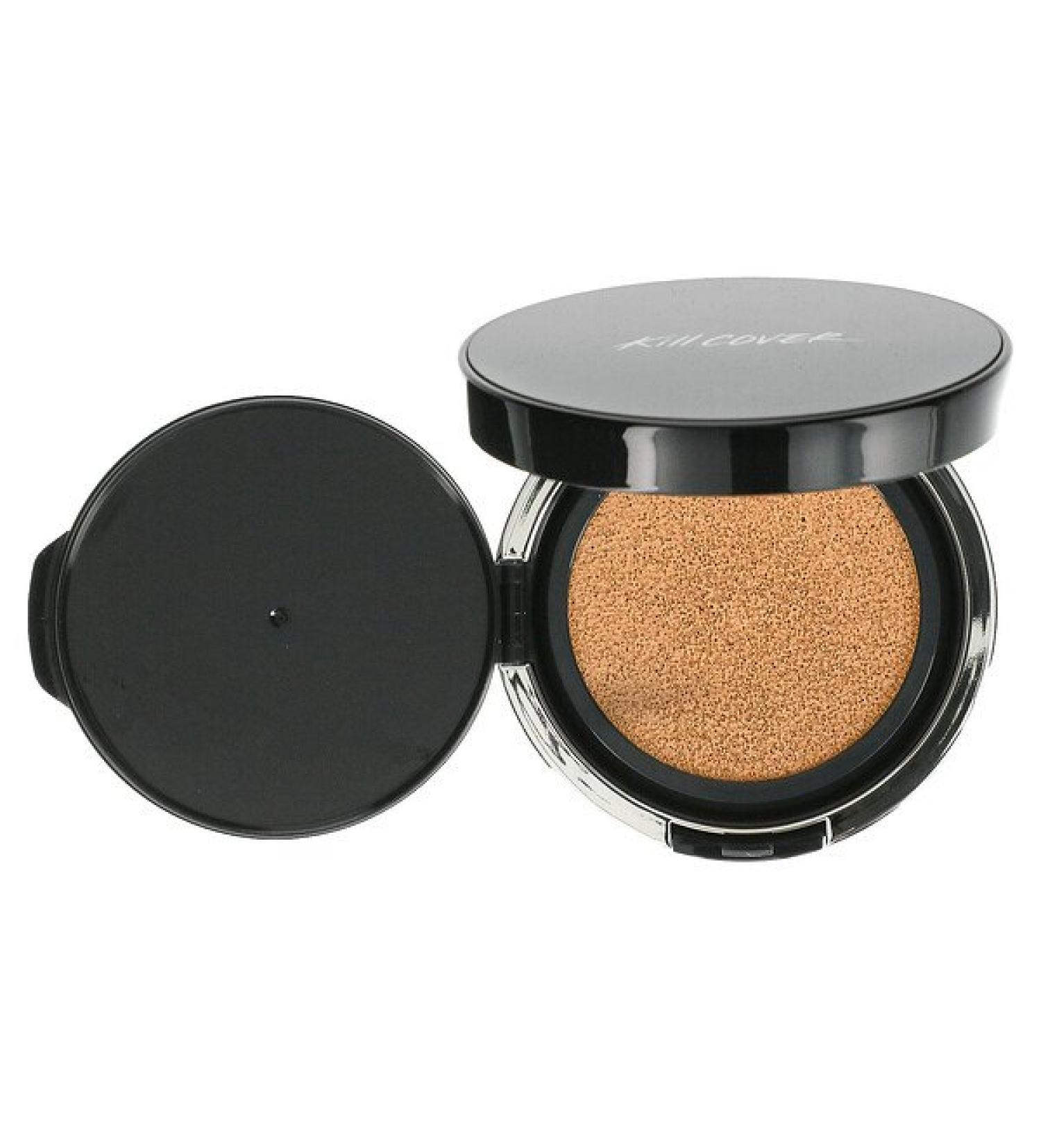 Clio Kill Cover Founwear Cushion Set SPF 50+ - 2 Cushions (05 Sand) - Lightweight Foundation - Buy Online on GoSupps.com