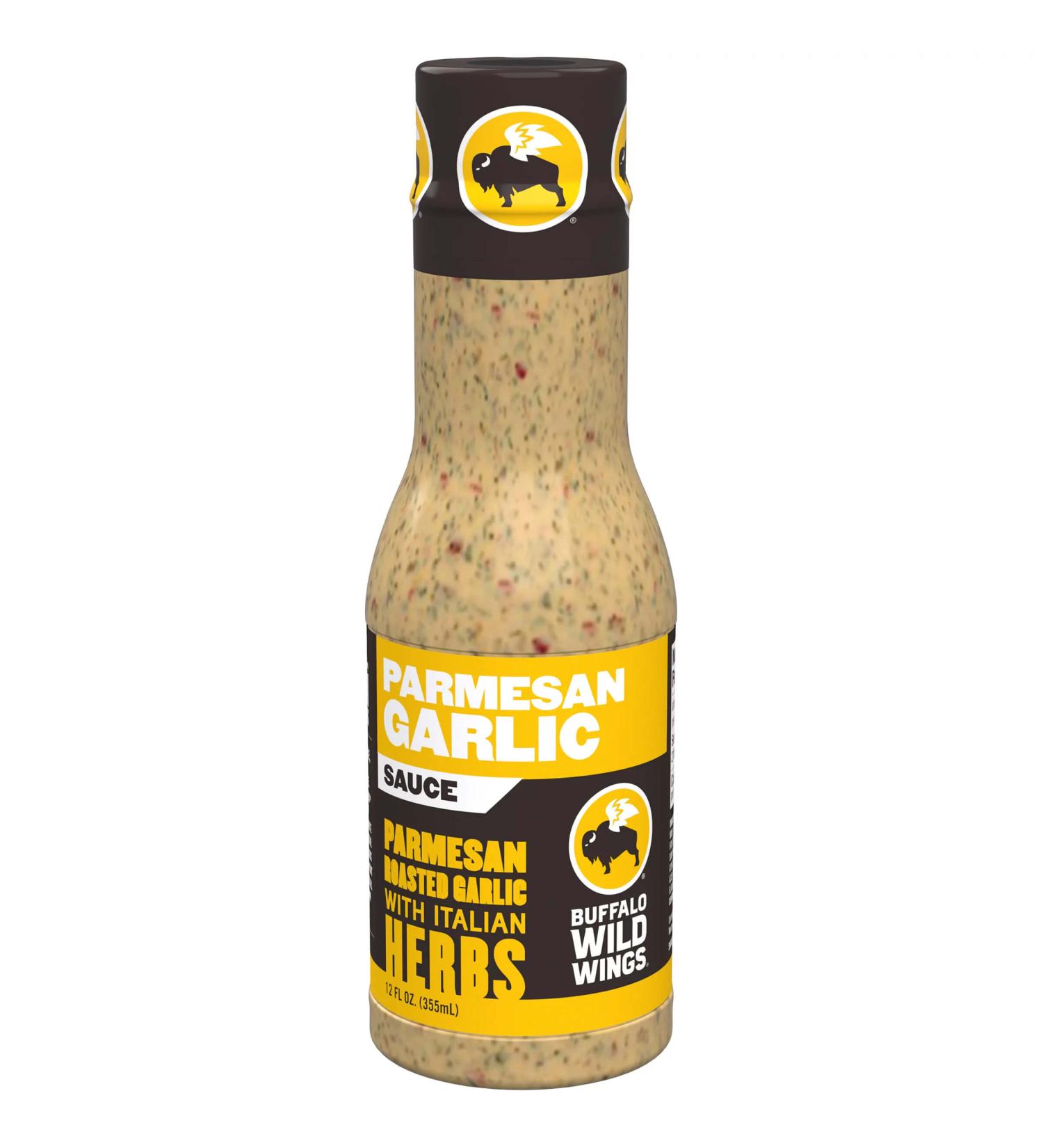 Buffalo Wild Wings Parmesan Garlic Sauce | 12 fl. oz. | Savory & Tangy Flavor - Buy Online on GoSupps.com