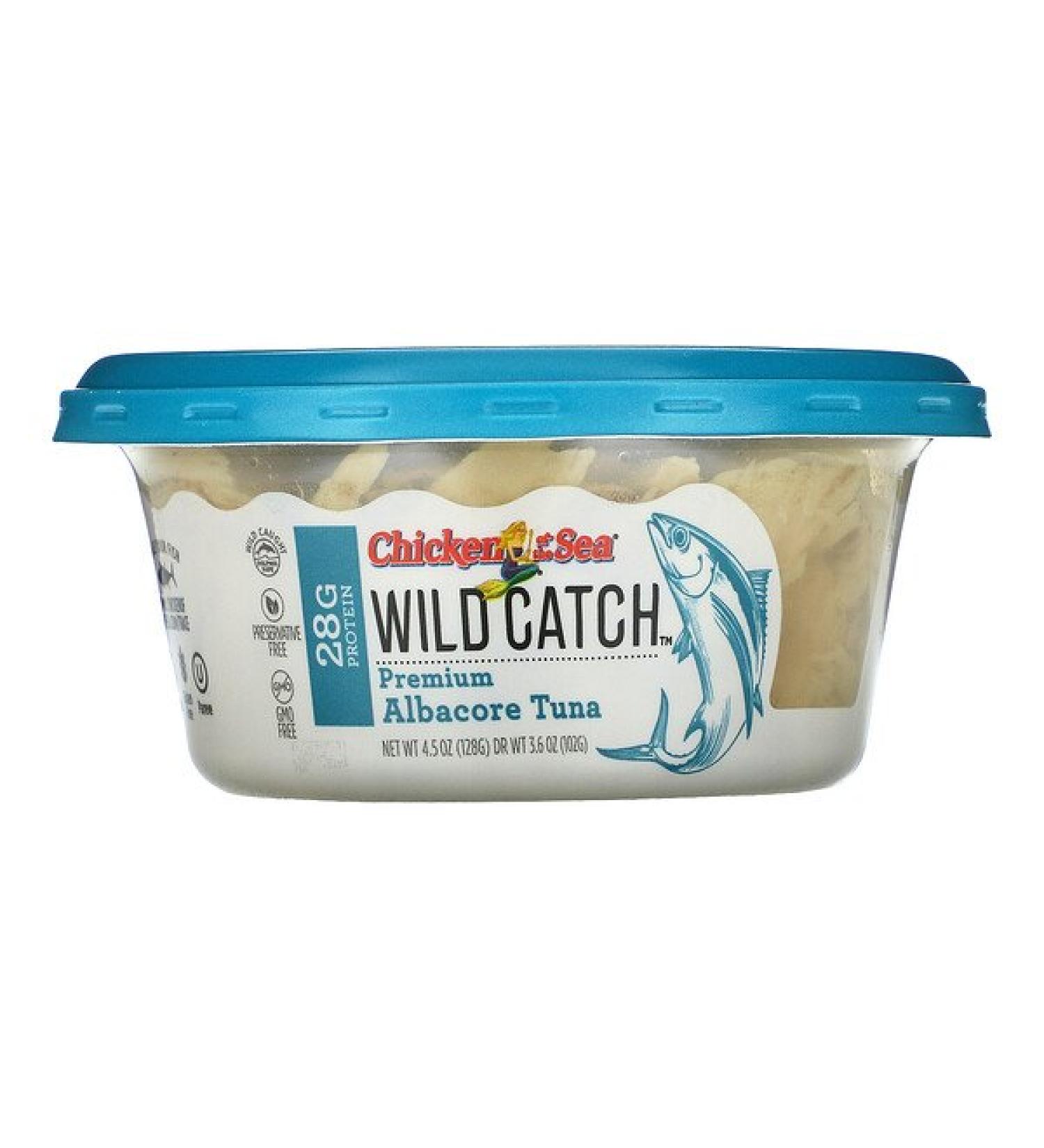 Chicken of the Sea Wild Catch Premium Albacore Tuna 4.5 oz (128 g)