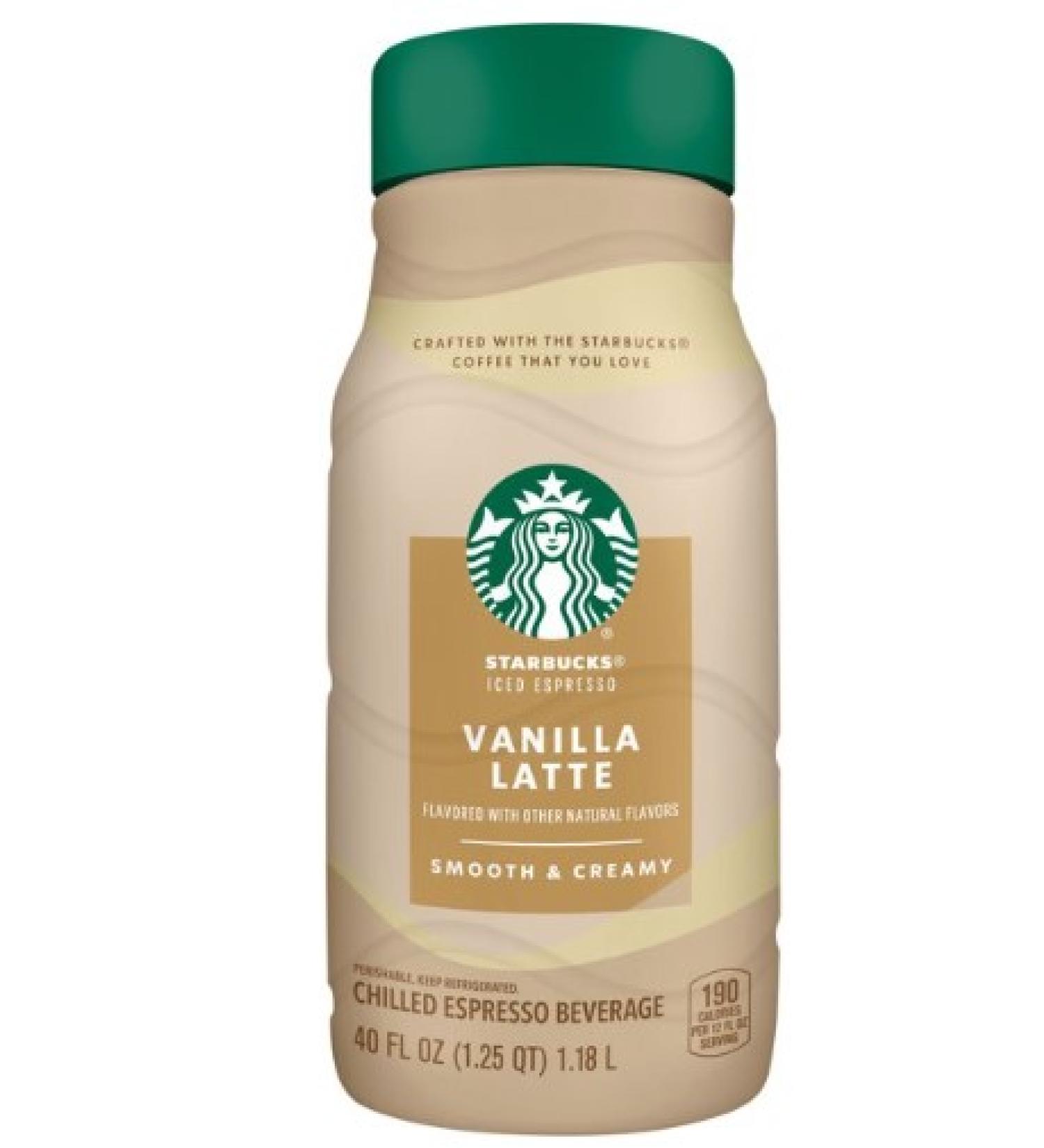 Starbucks Vanilla Latte Iced Espresso - 40 Fl Oz - Buy Online on GoSupps.com