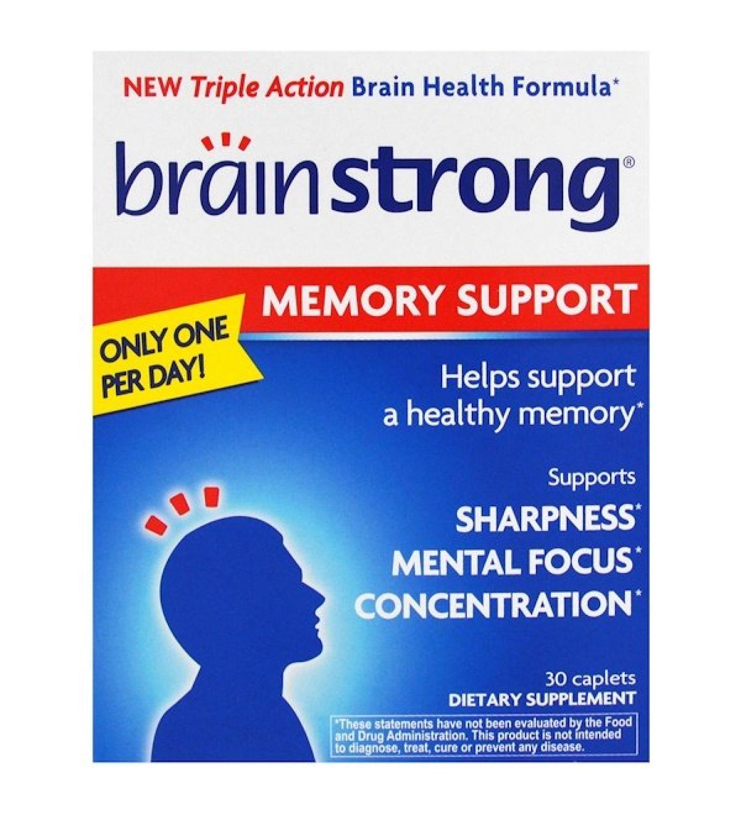 BrainStrong Memory Support 30 Caplets