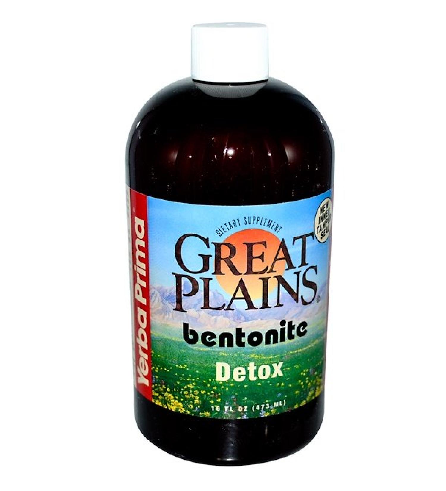 Yerba Prima Great Plains Bentonite Detox 16 fl oz (473 ml)