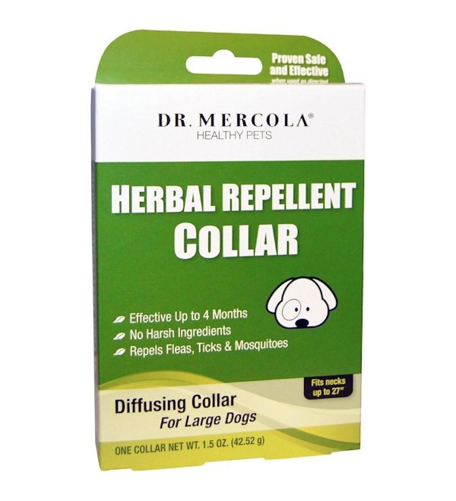 Dr. Mercola Herbal Repellent Collar for Large Dogs One Collar 1.5 oz (42.52 g)