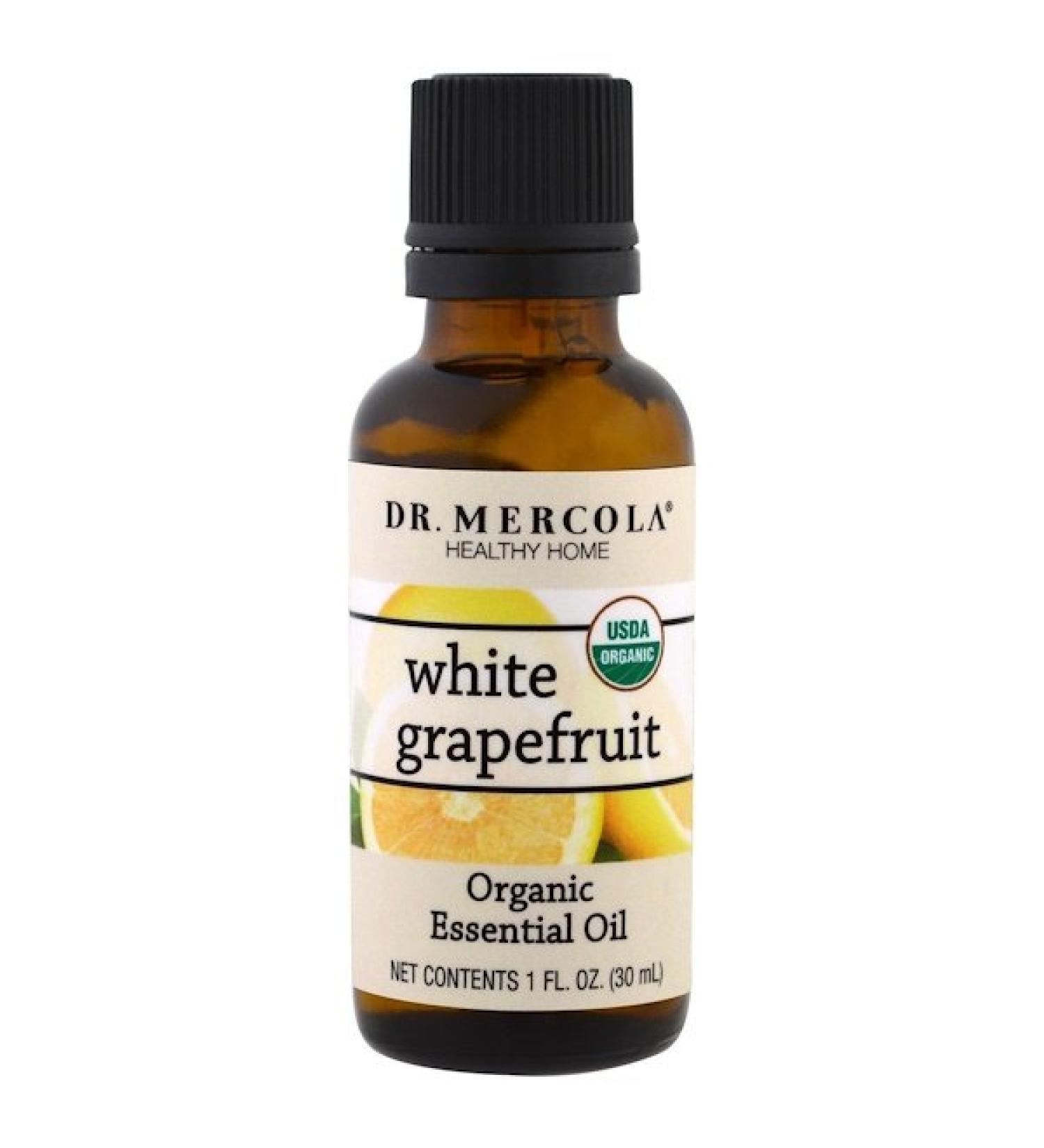 Dr. Mercola Organic Essential Oil White Grapefruit 1 oz (30 ml)