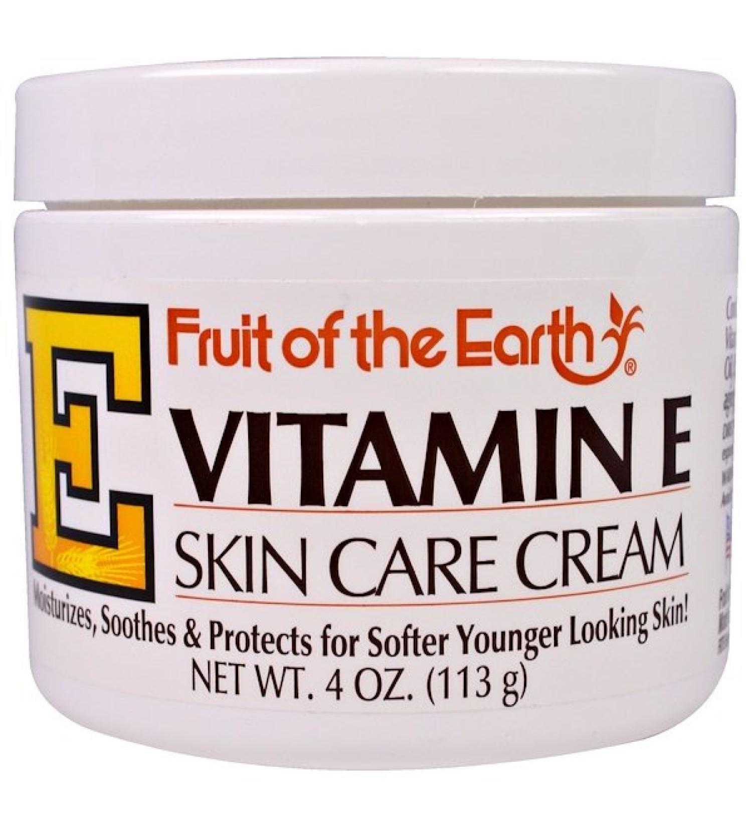 Fruit of the Earth Vitamin E Skin Care Cream 4 oz (113 g)