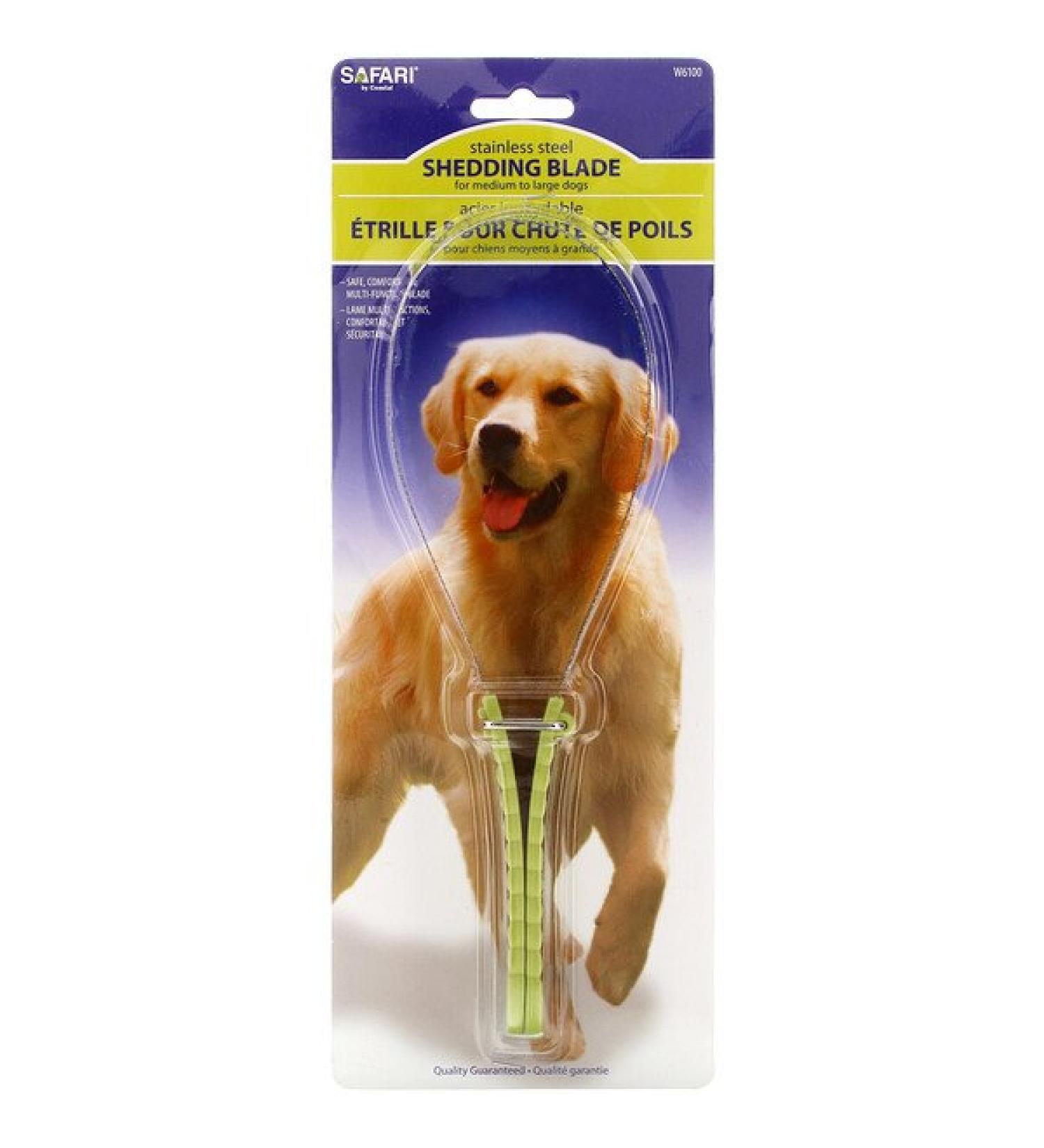 Safari Shedding Blade for Medium to Large Dogs 1 Count
