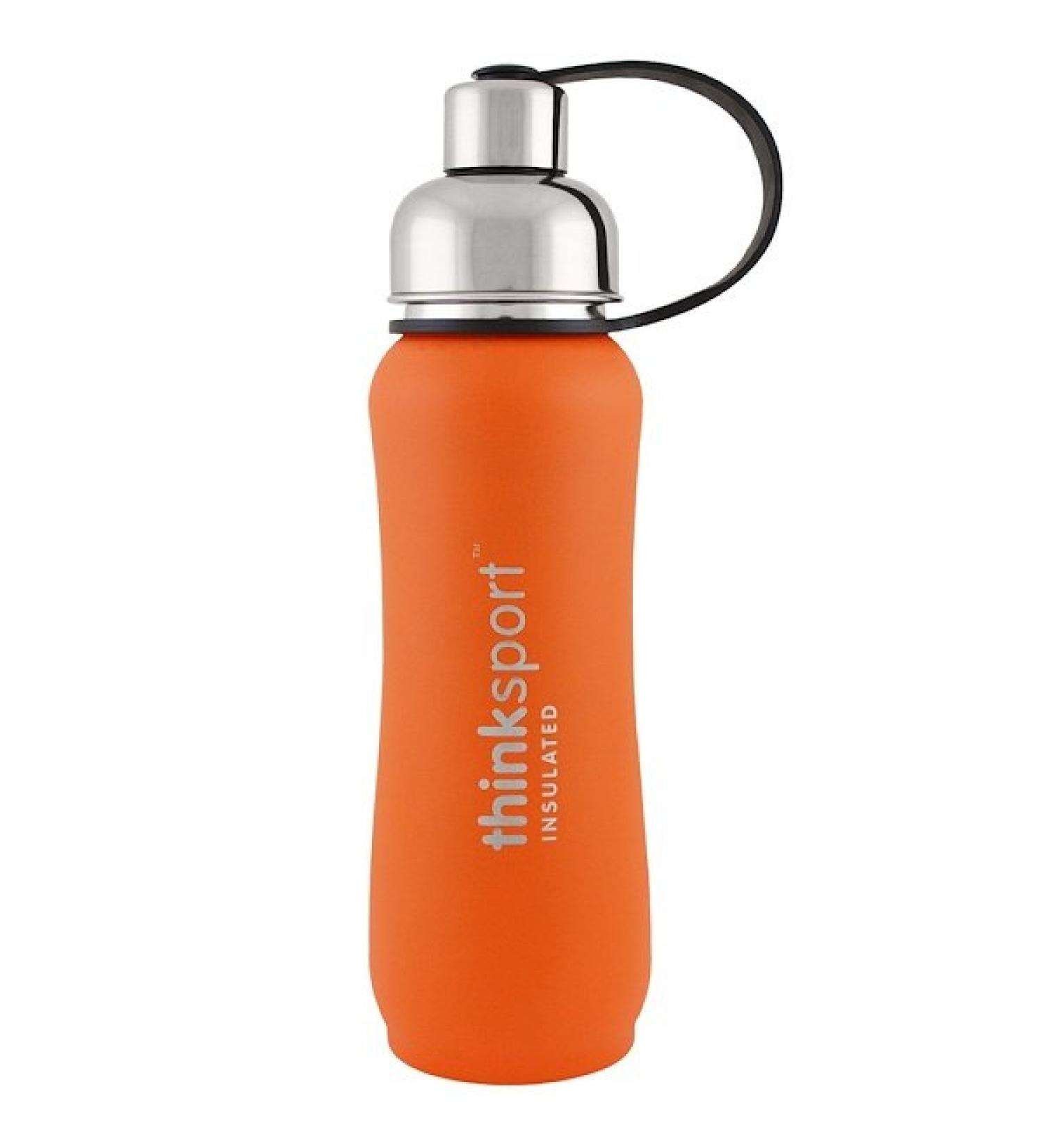 Think Thinksport Insulated Sports Bottle Orange 17 oz (500ml)