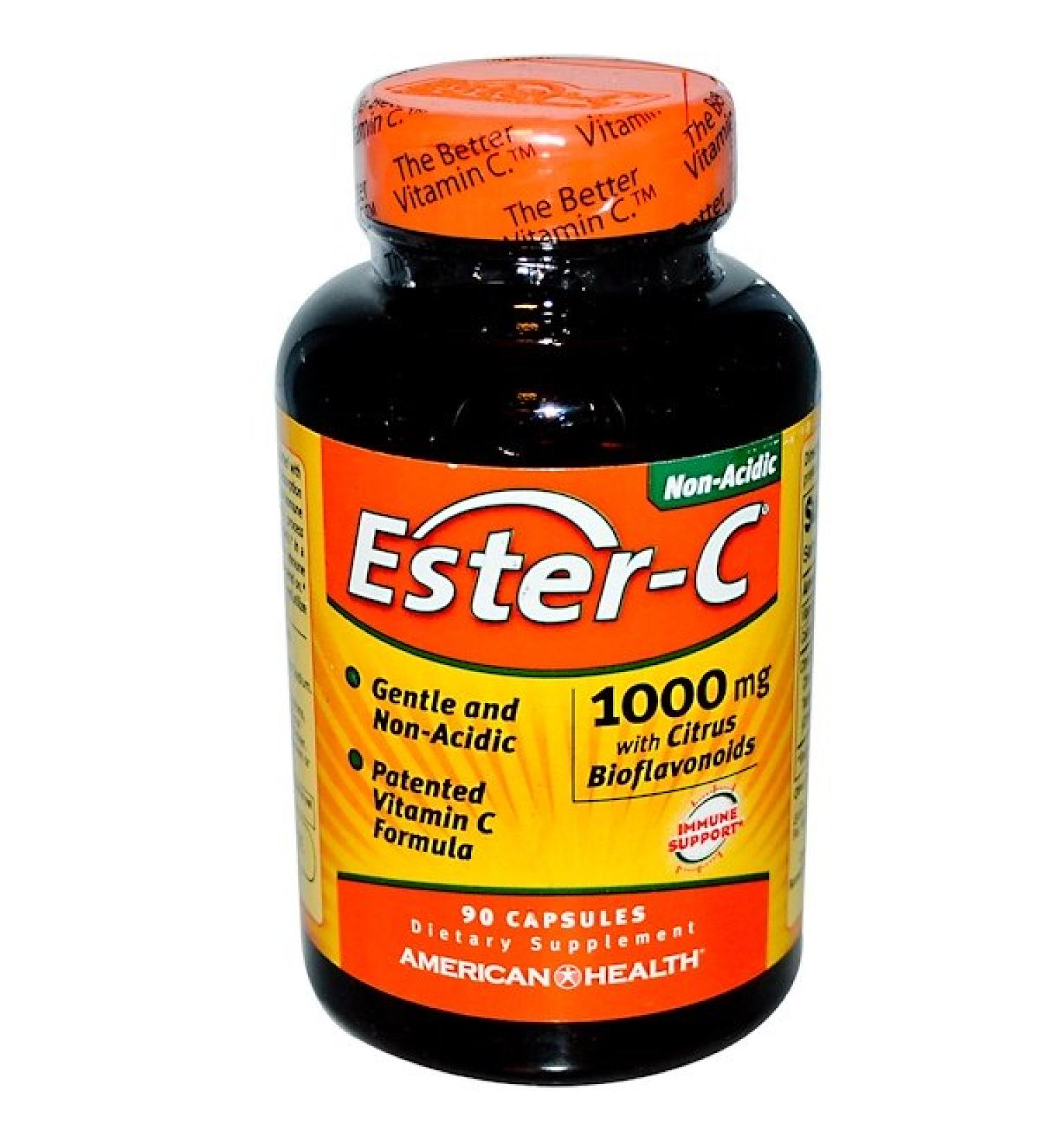 American Health Ester-C with Citrus Bioflavonoids 1000 mg 90 Capsules