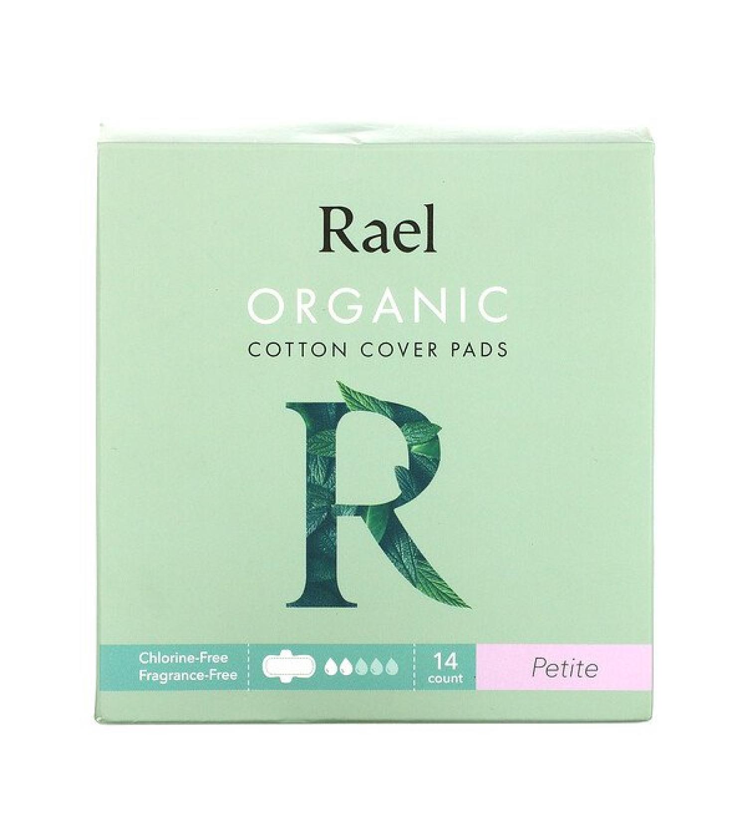 Rael Organic Cotton Cover Pads Petite 14 Pads