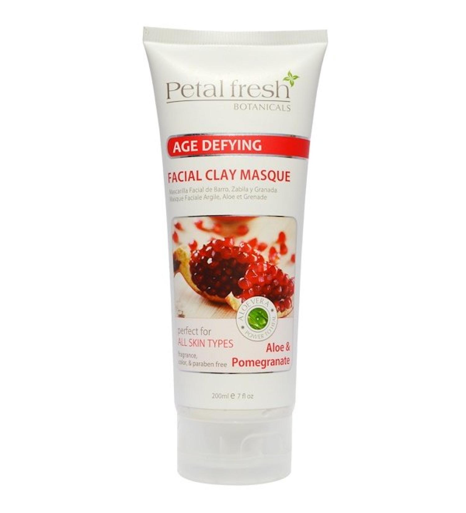 Petal Fresh Botanicals Age Defying Facial Clay Masque Aloe & Pomegranate 7 fl oz (200 ml)