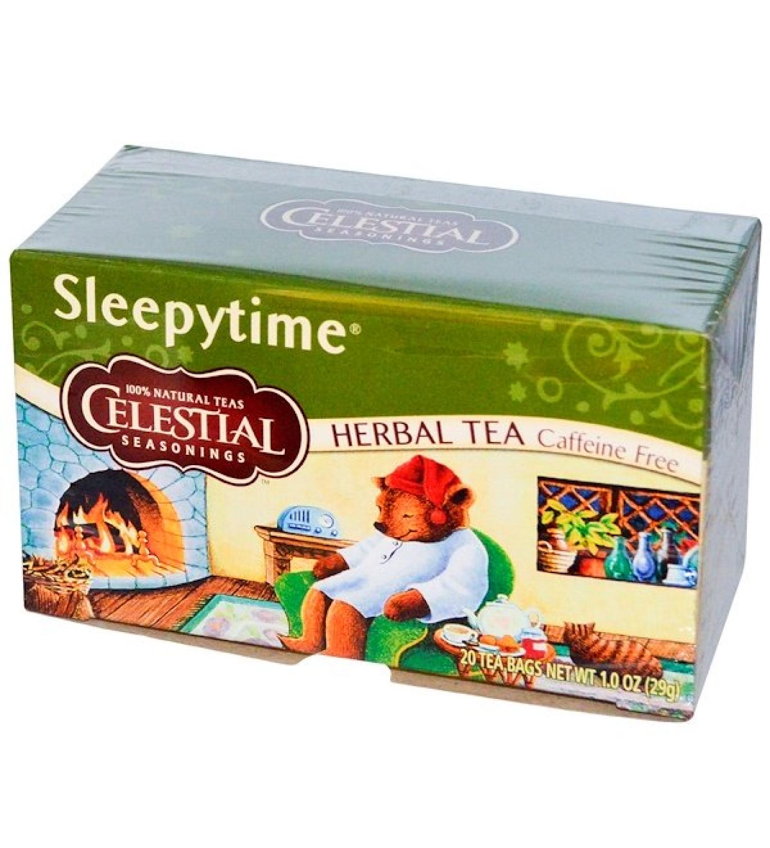 Celestial Seasonings Herbal Tea Sleepytime Caffeine Free 20 Tea Bags 1.0 oz (29 g)