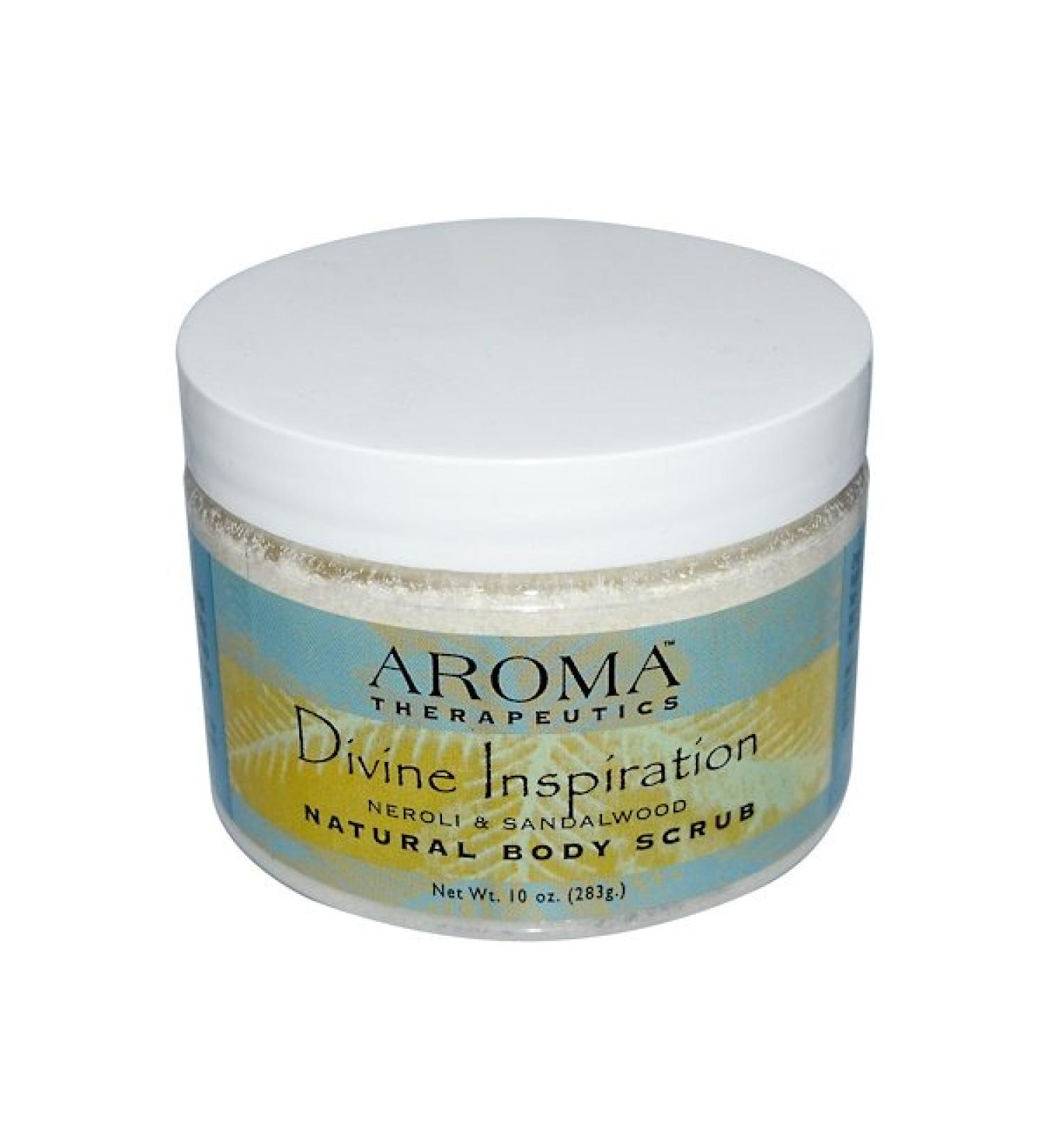 Abra Therapeutics Natural Body Scrub Divine Inspiration Neroli & Sandalwood 10 oz (283 g)