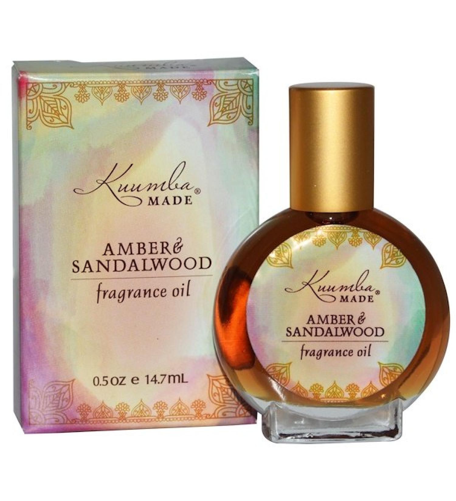 Kuumba Made Fragrance Oil Amber & Sandalwood 0.5 oz (14.7 ml)