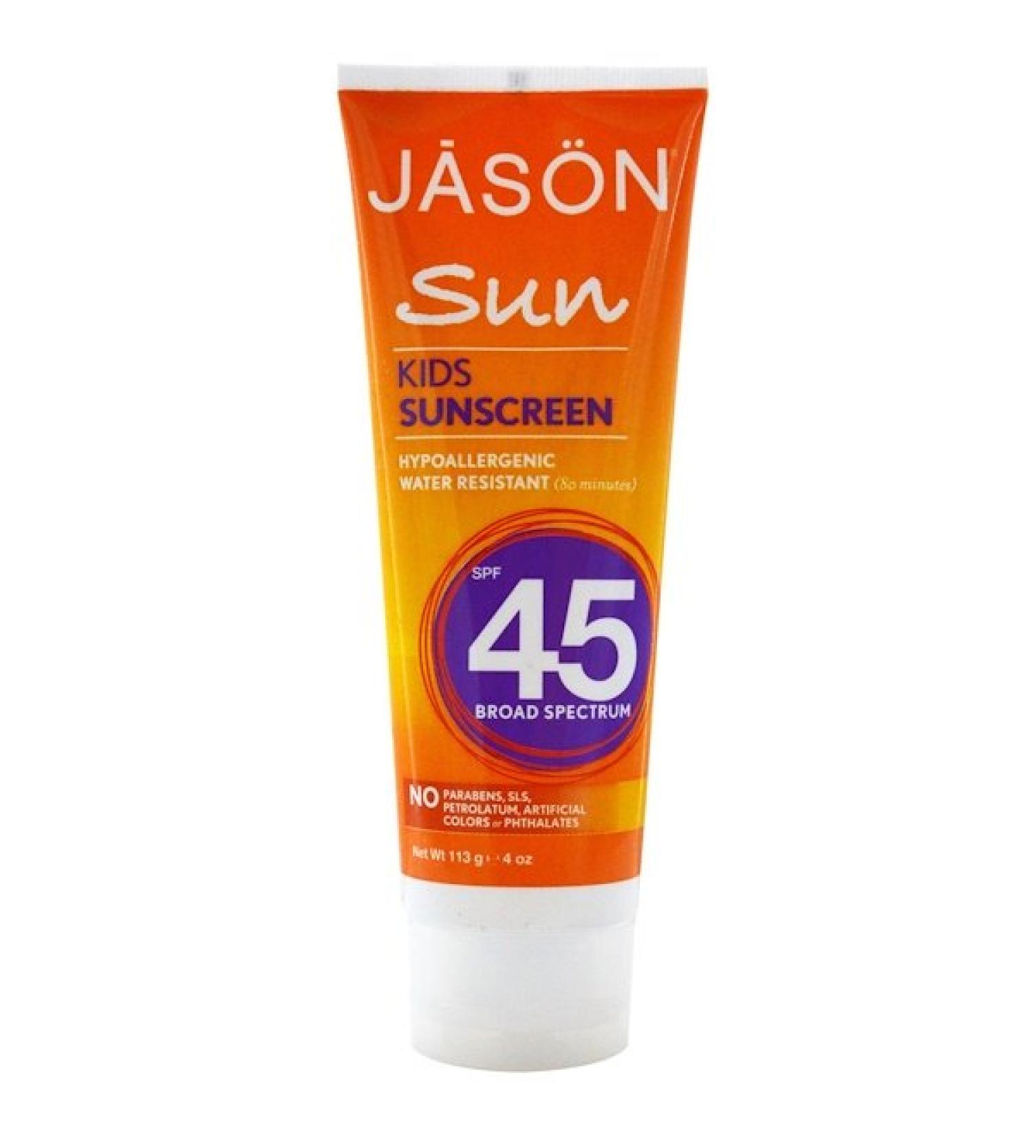 Jason Natural Sun Kids Sunscreen SPF 45 4 oz (113 g)