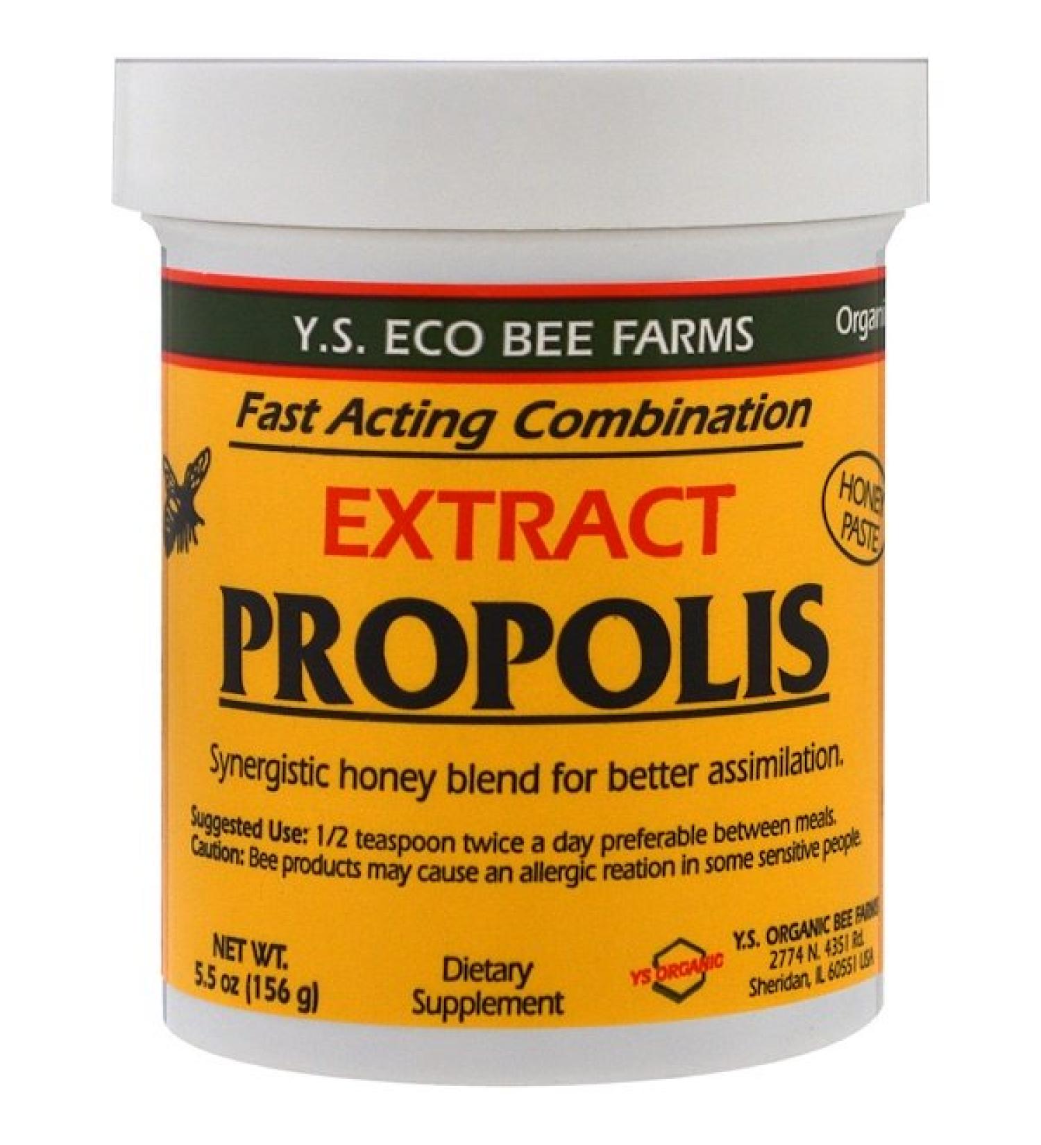 Y.S. Eco Bee Farms Propolis Extract 5.5 oz (156 g)