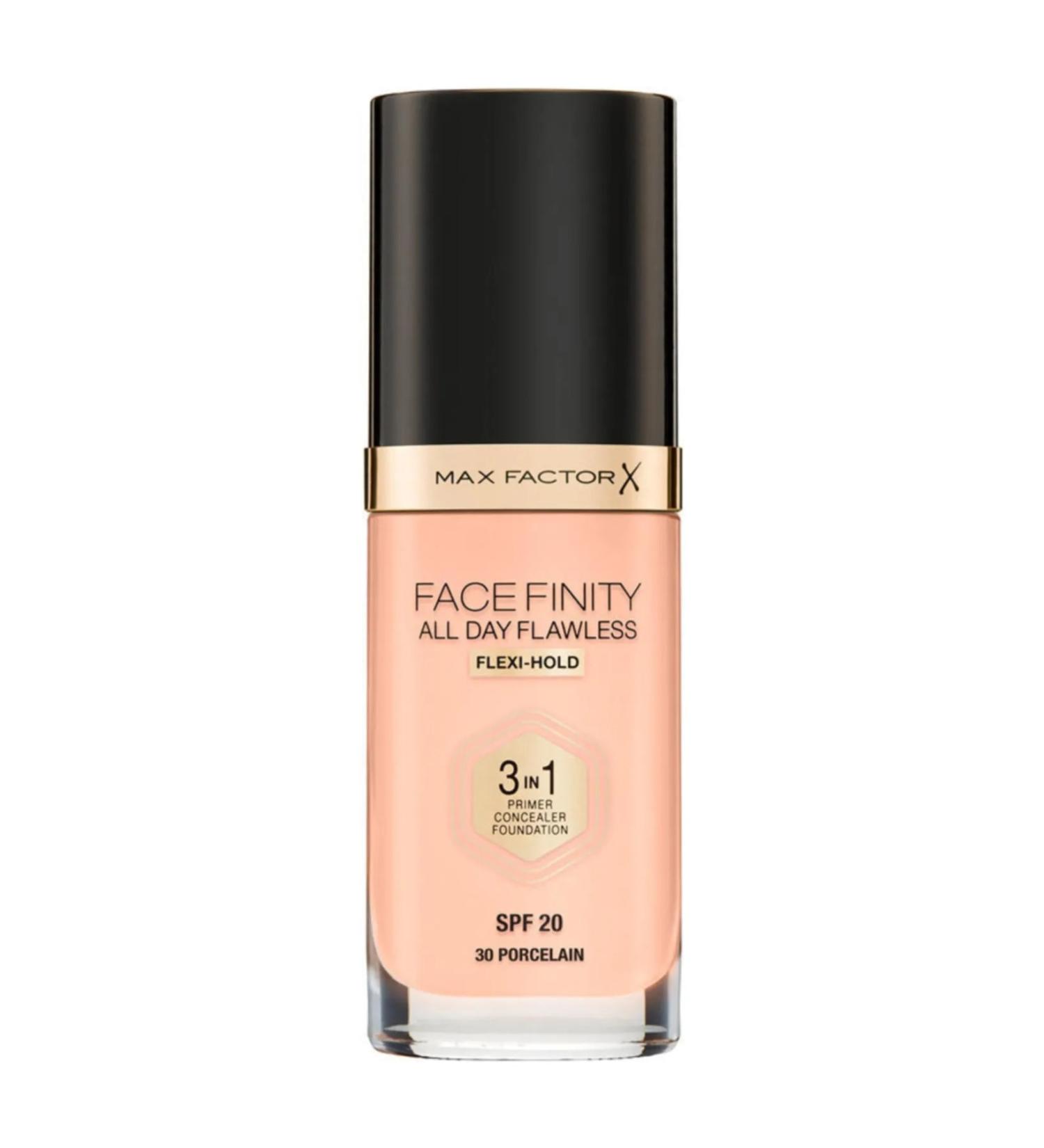 Max Factor Facefinity 3in1 Concealer Smoothing Foundation Spf 20 No: 30 Porcelain