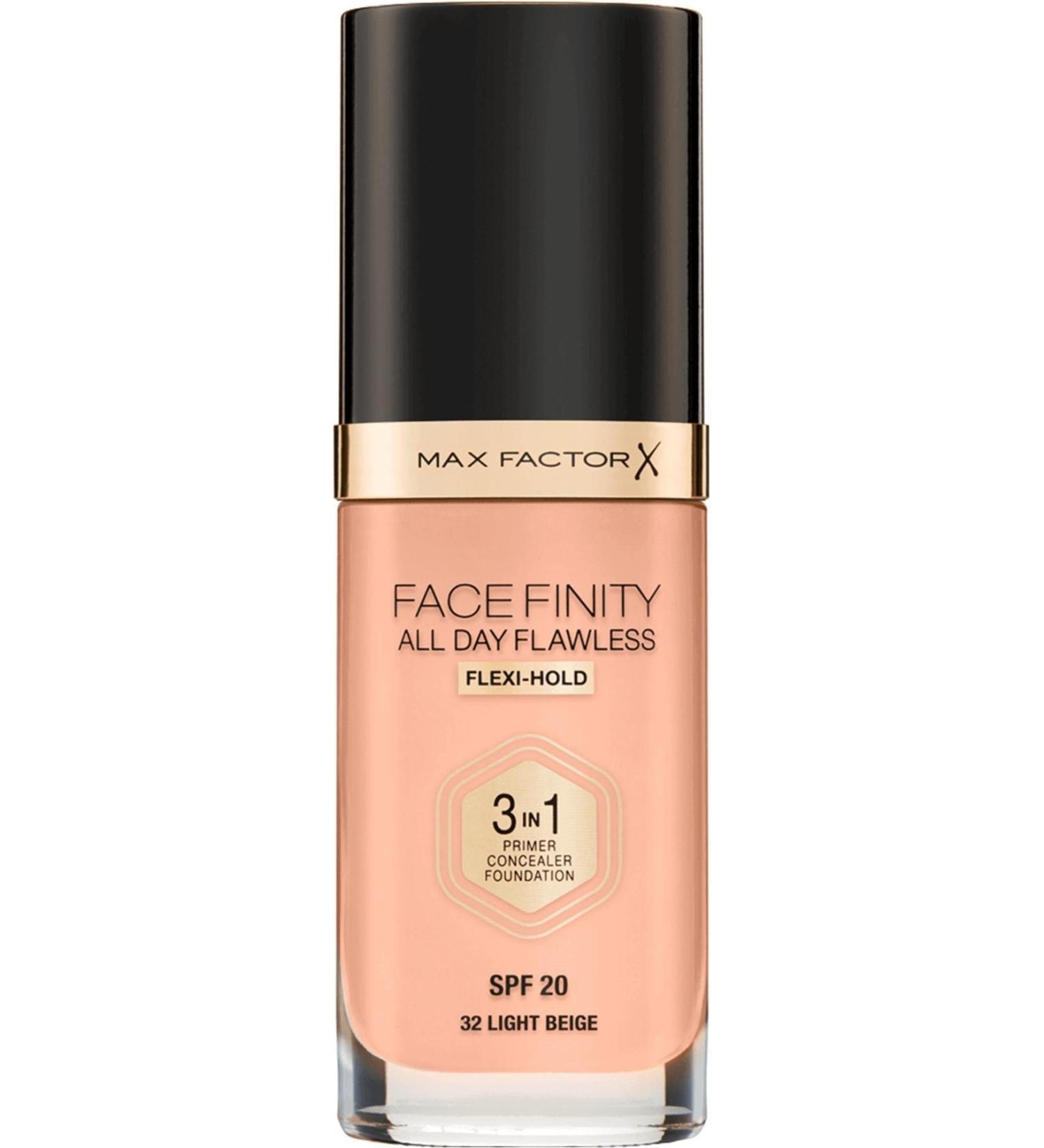 Max Factor Facefinity 3in1 Foundation No:32 Light Beige
