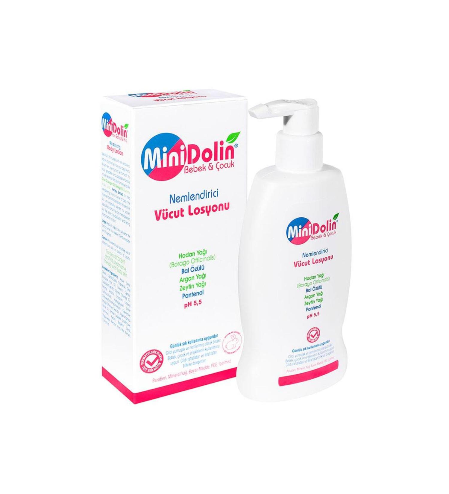 Minidolin Baby Body Lotion 250 ml - Buy Online on GoSupps.com