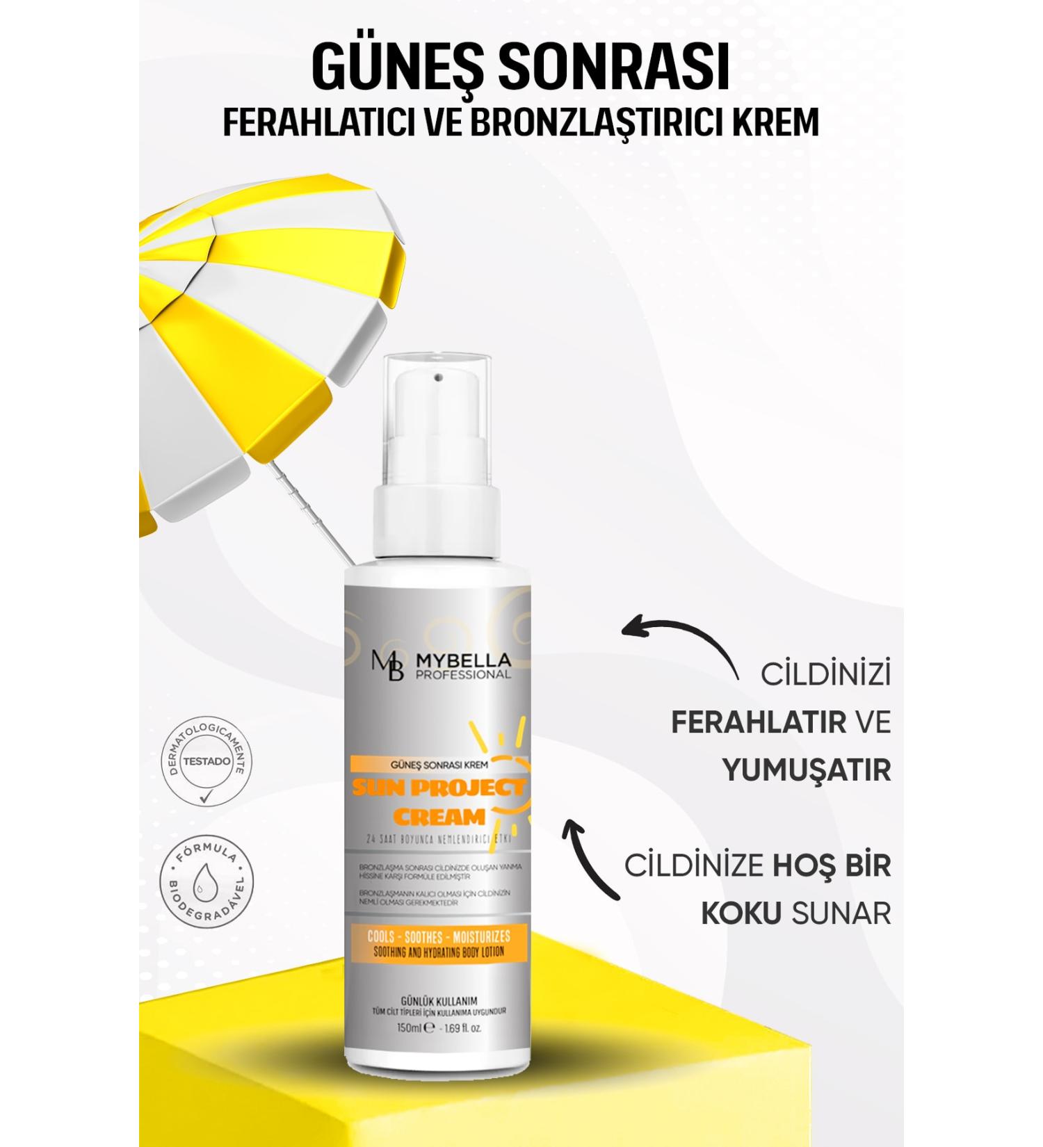 MY Bella Cosmetics My Bella Professional Sun Project After Tanning Refreshing Care Cream 150 ml