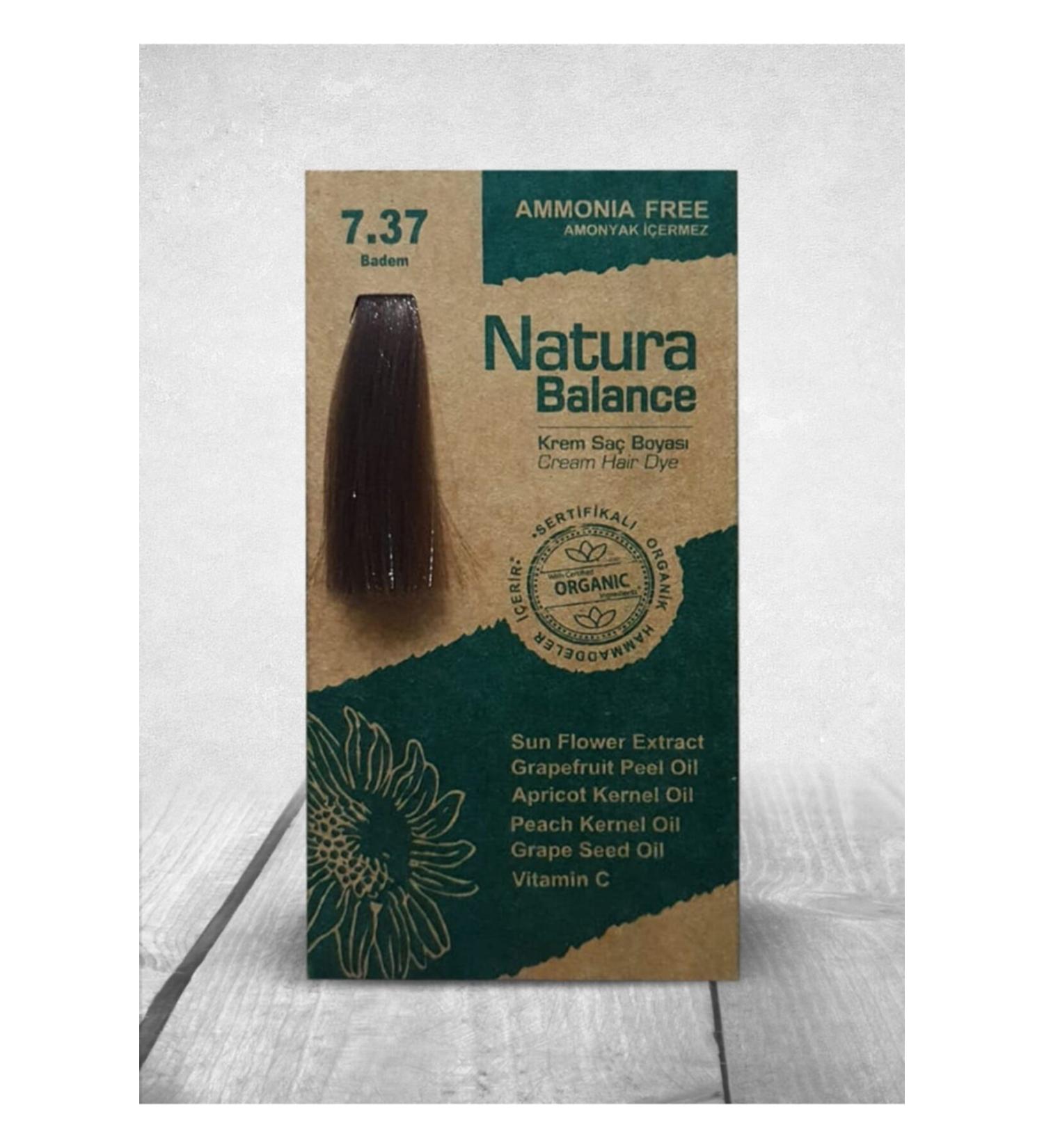 NATURABALANCE Natura Balance Cream Hair Dye Almond 7.37 60ml