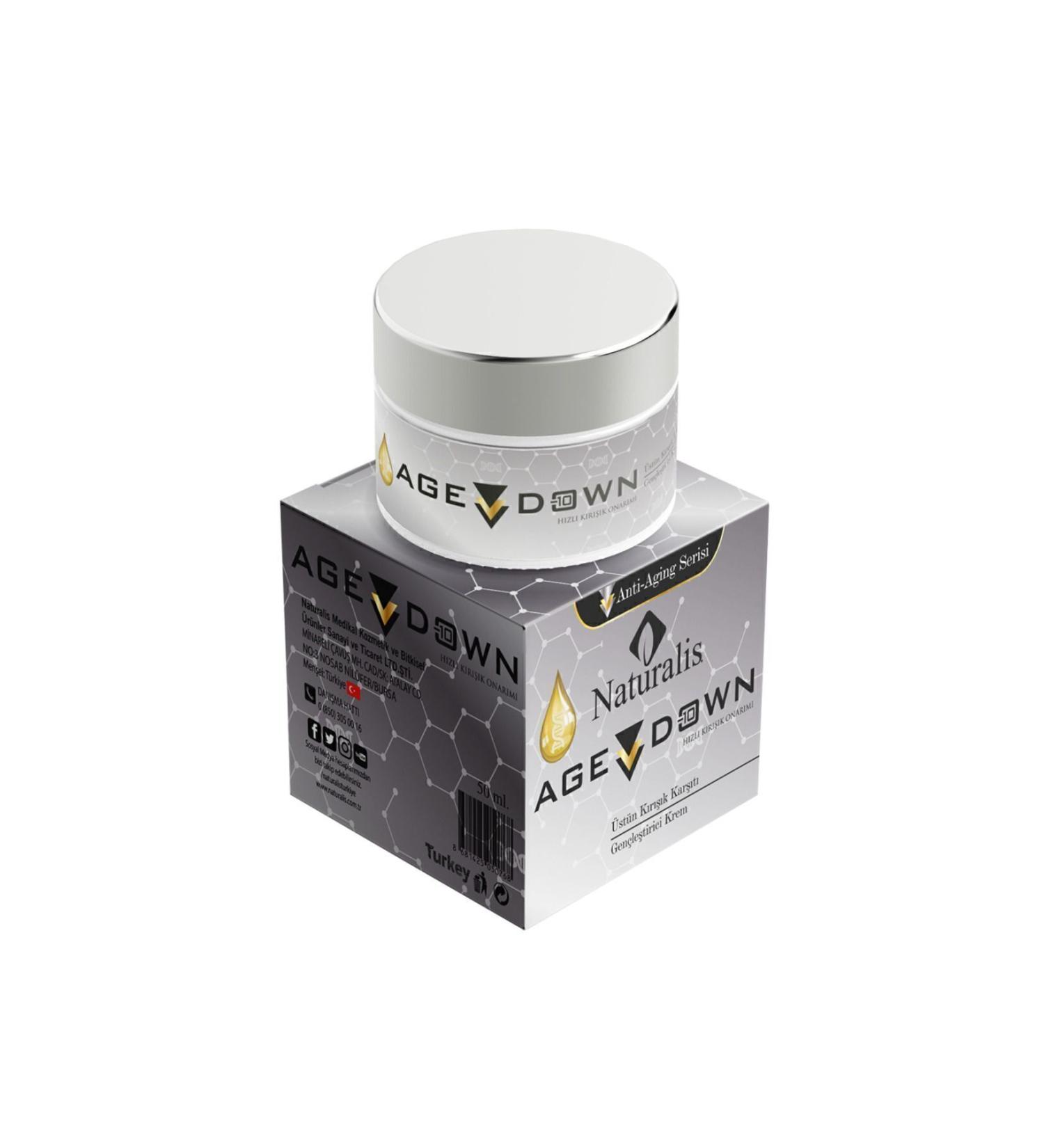 Naturalis Naturalis Age Down Anti-Wrinkle Cream 50 ml - Buy Online on GoSupps.com