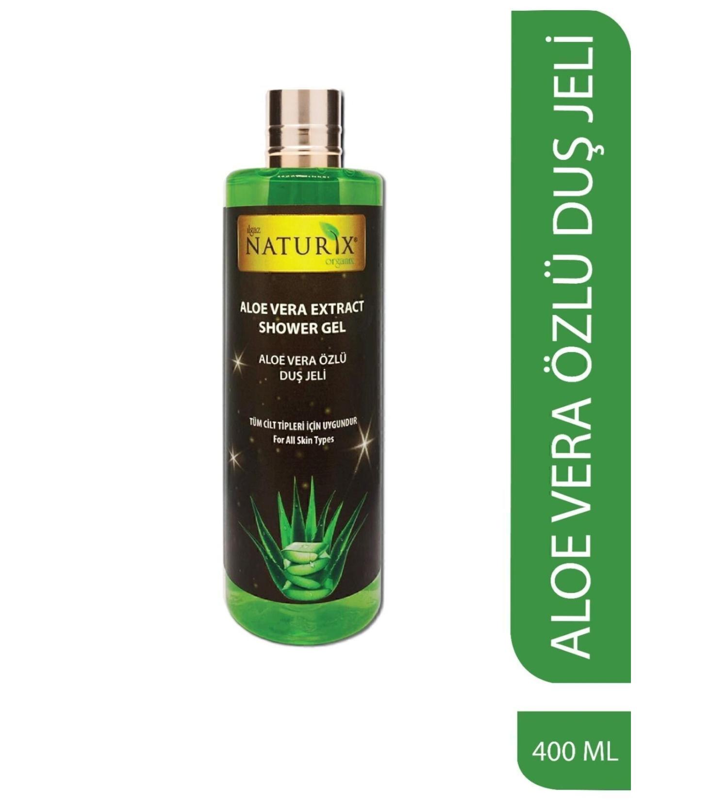 Naturix Aloe Vera Shower Gel Moisturizing Shower Gel Therapy Long-lasting Fragrance Perfume Effect Shower Gel 400 Ml - Buy Online on GoSupps.com