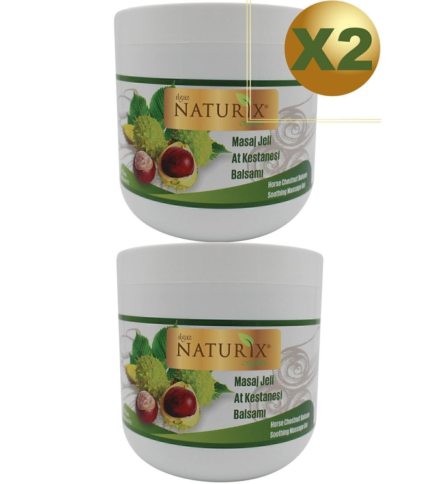 Naturix Horse Chestnut Balsam 500 Ml Horse Chestnut Massage Gel 2 Eco Set Horse Chestnut Cream - Buy Online on GoSupps.com