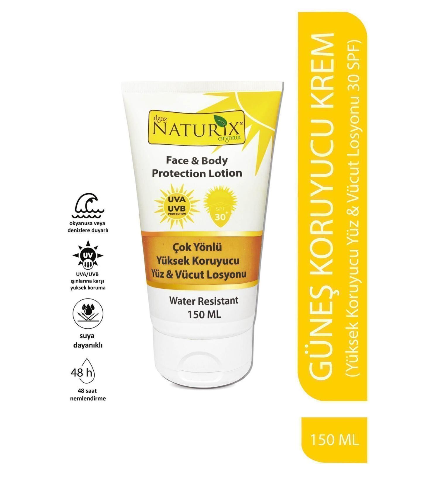 Naturix Spf 30+ Versatile High Protection Face & Body Lotion Sunscreen Cream Uva Uvb Protection Lotion