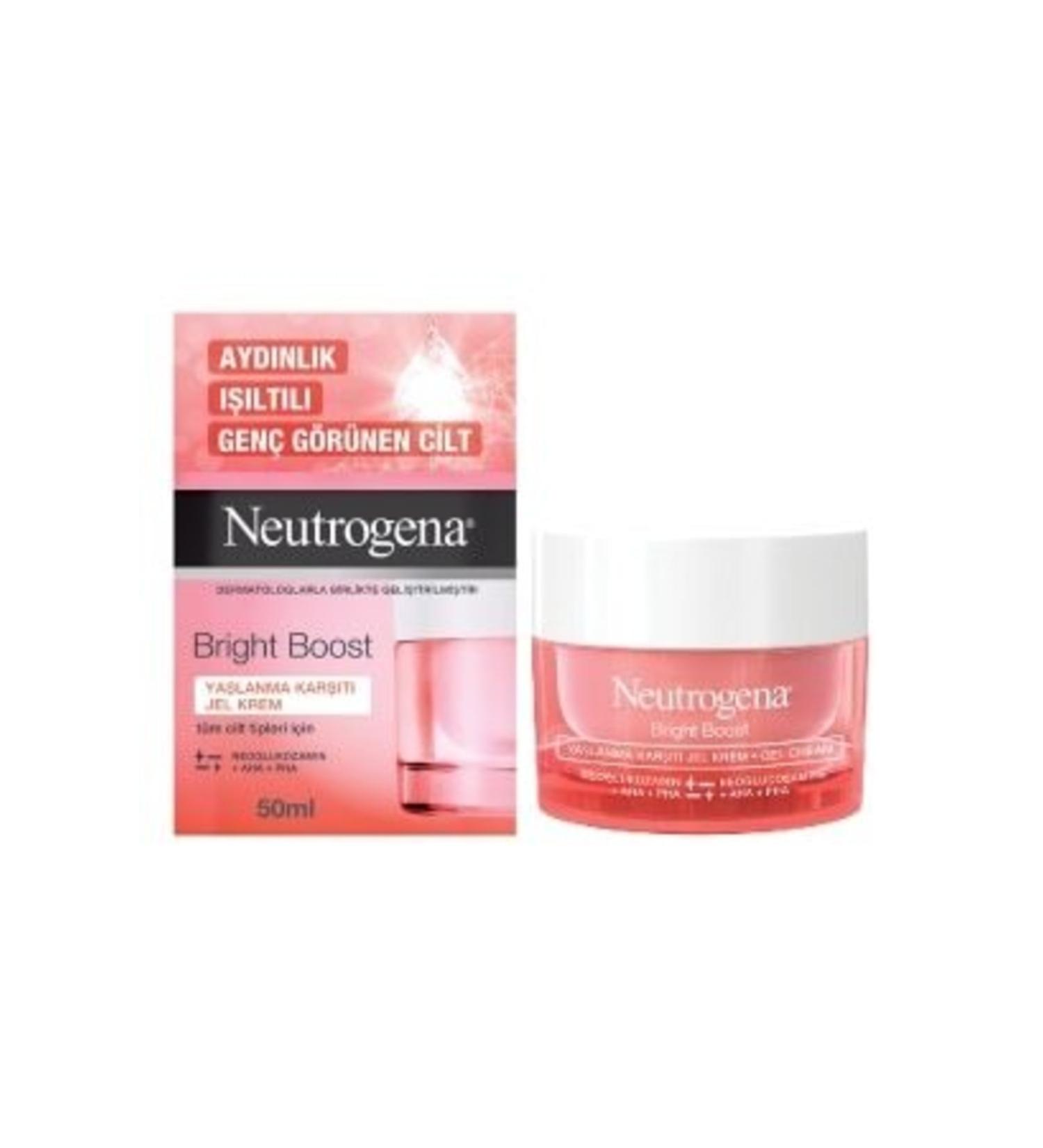 Neutrogena Bright Boost Anti-Aging Gel Cream 50 Ml