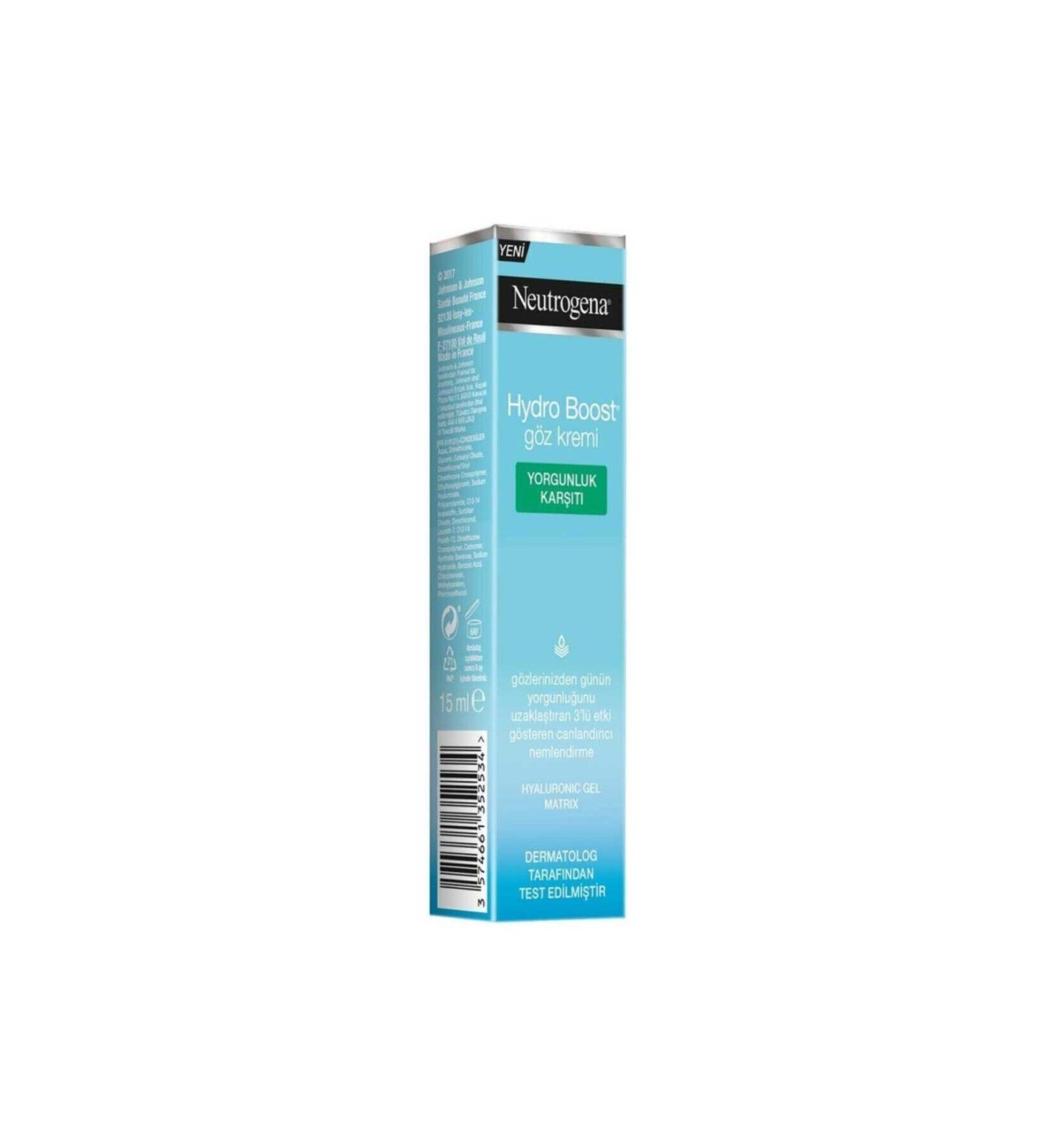 Neutrogena Da Private Cosmetics Hydro Boost Anti-Fatigue Eye Cream 15 Ml